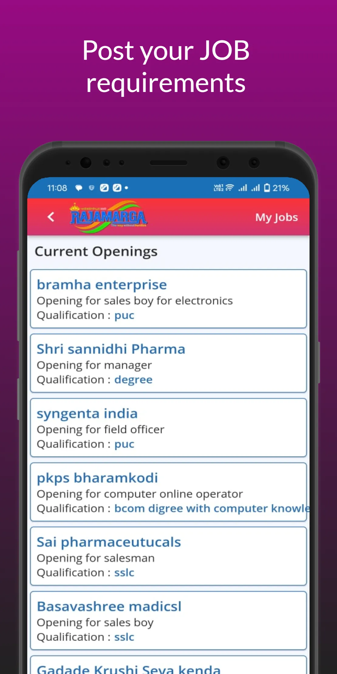 Rajamarga | Indus Appstore | Screenshot
