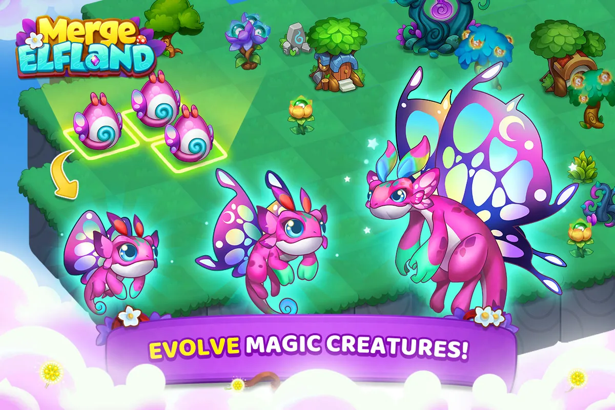 Merge Elfland Magic Merge Game | Indus Appstore | Screenshot