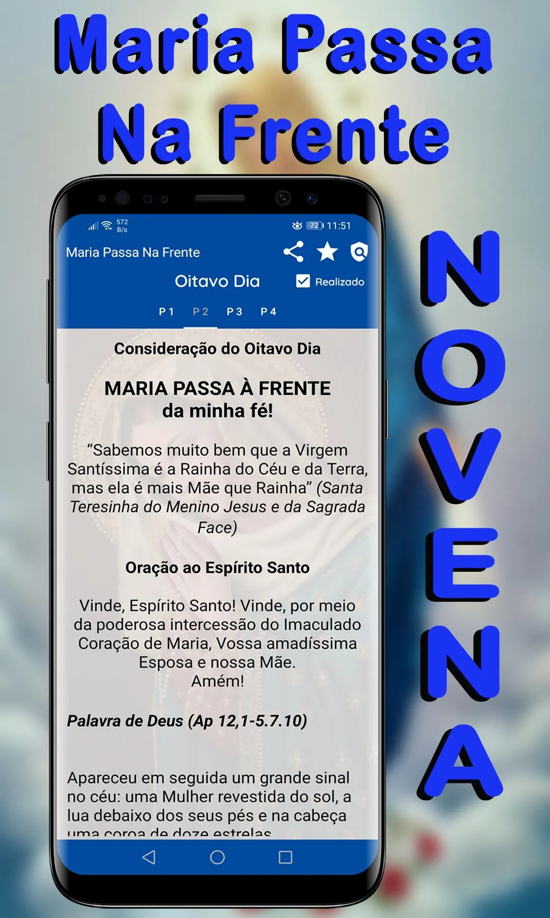 Maria Passa Na Frente Oração | Indus Appstore | Screenshot