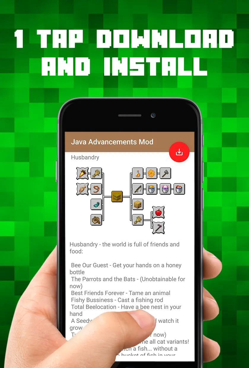 Java Advancements Mod | Indus Appstore | Screenshot