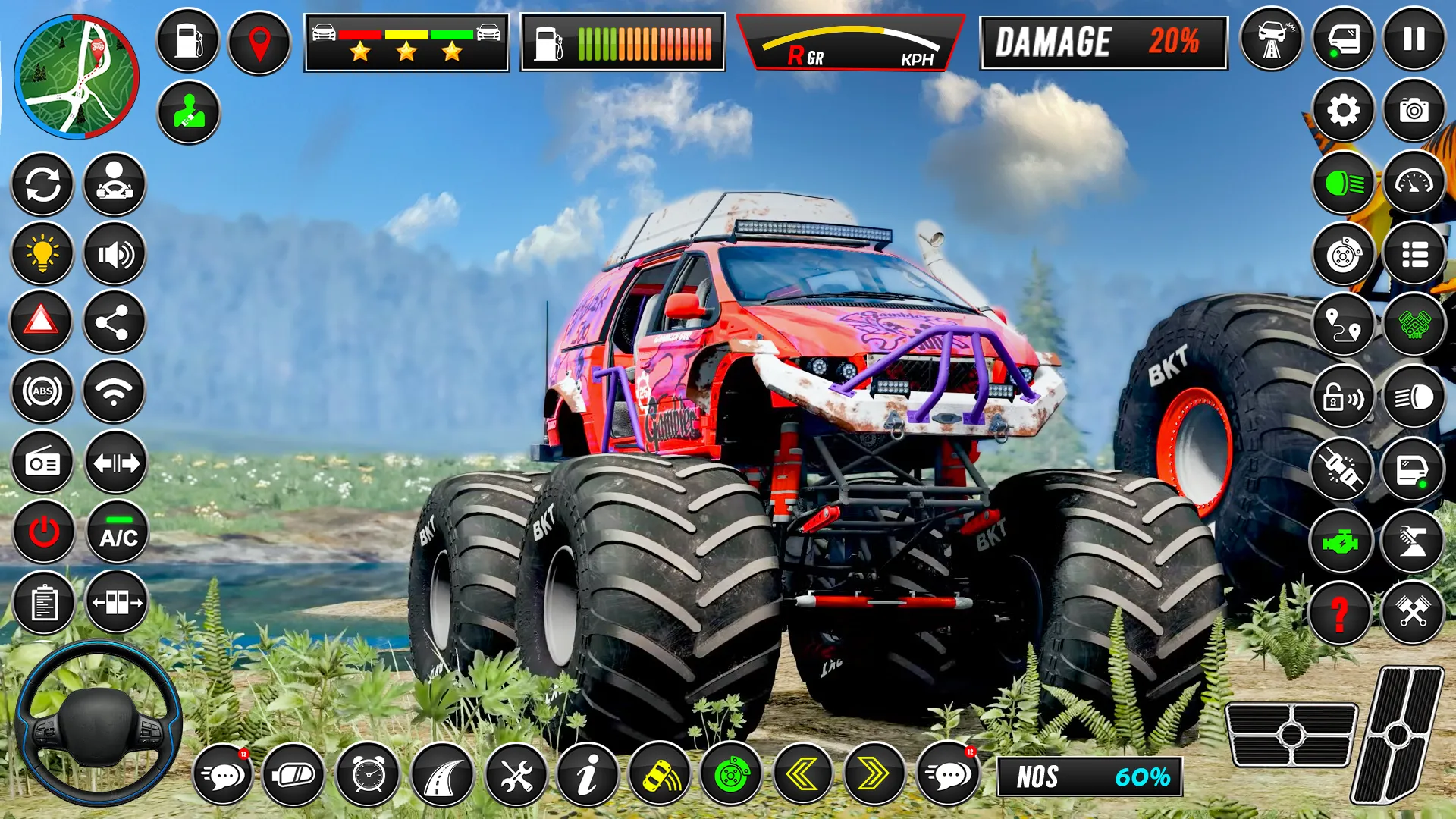 Monster Truck Stunts Racing 3D | Indus Appstore | Screenshot