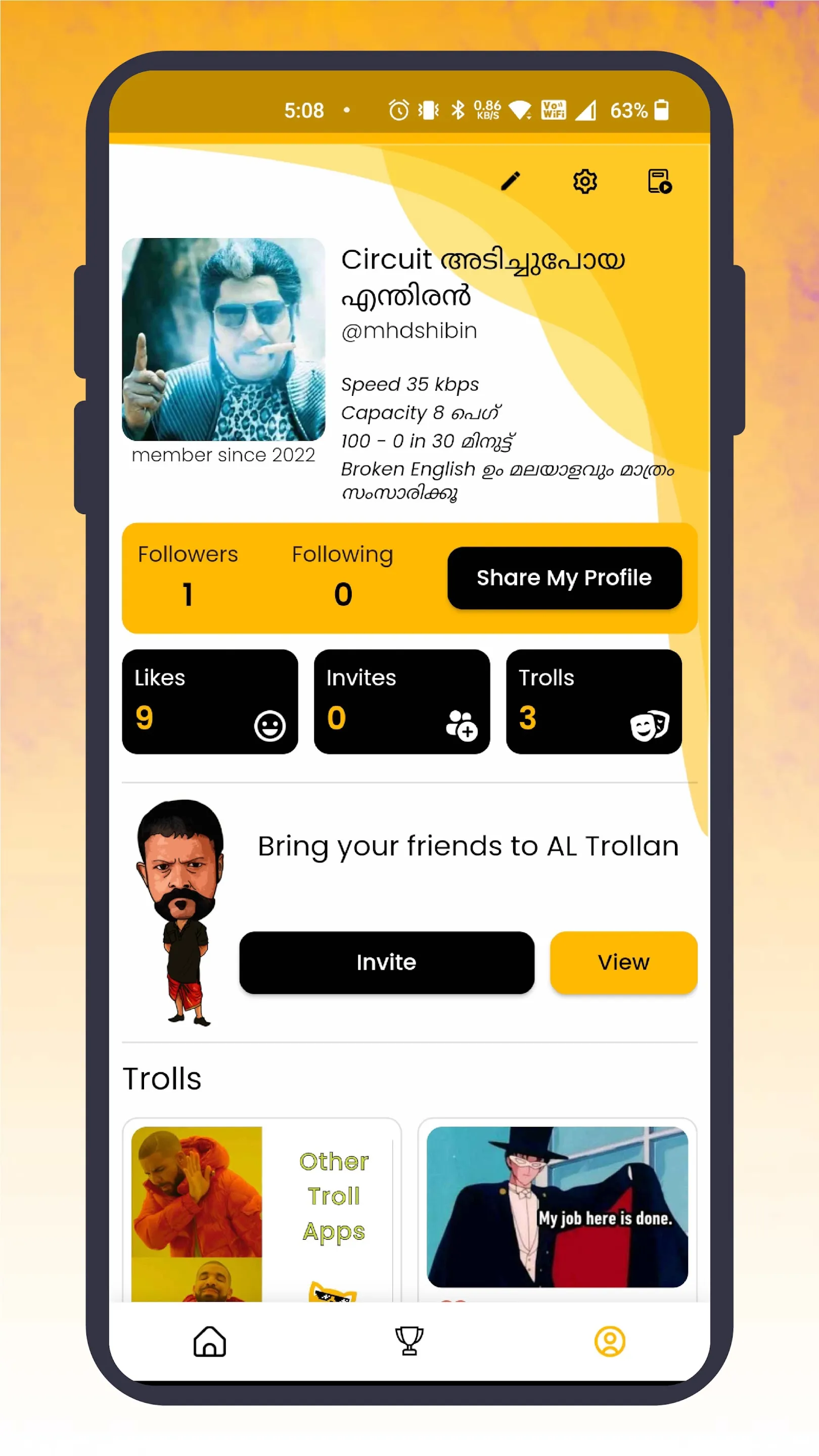 AL Trollan - Troll Meme Editor | Indus Appstore | Screenshot