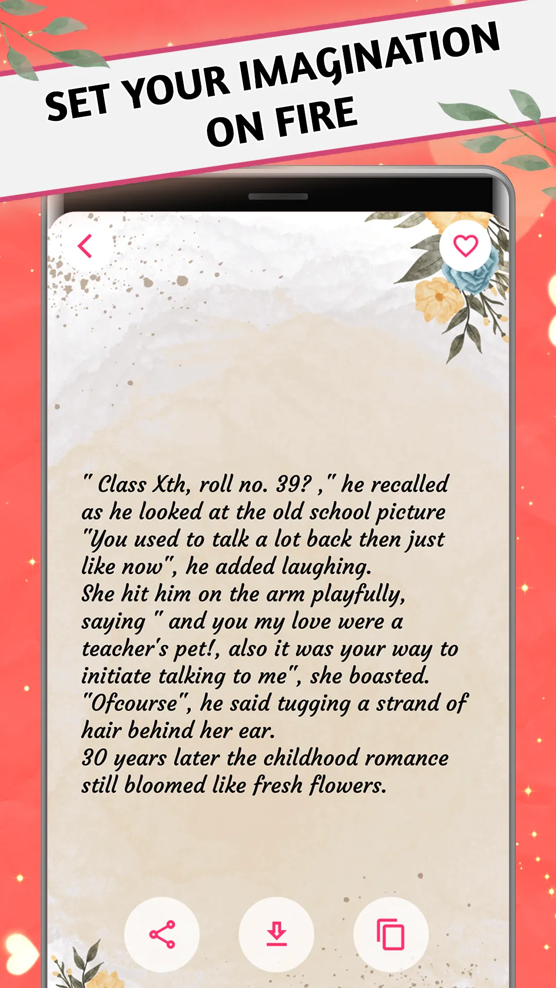 Love Story - Romantic Fictions | Indus Appstore | Screenshot