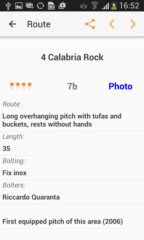 ClimbAdvisor Climbing in Italy | Indus Appstore | Screenshot