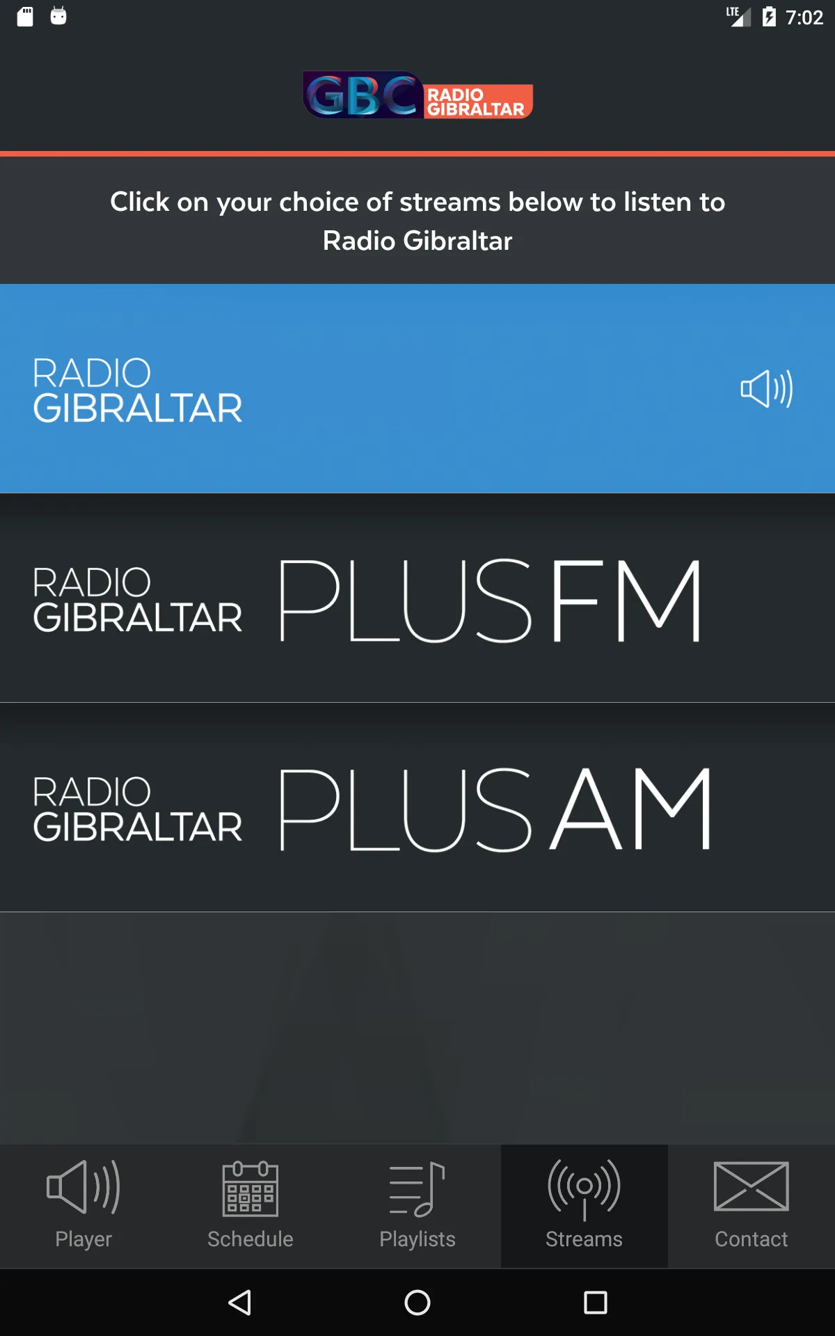 Radio Gibraltar | Indus Appstore | Screenshot