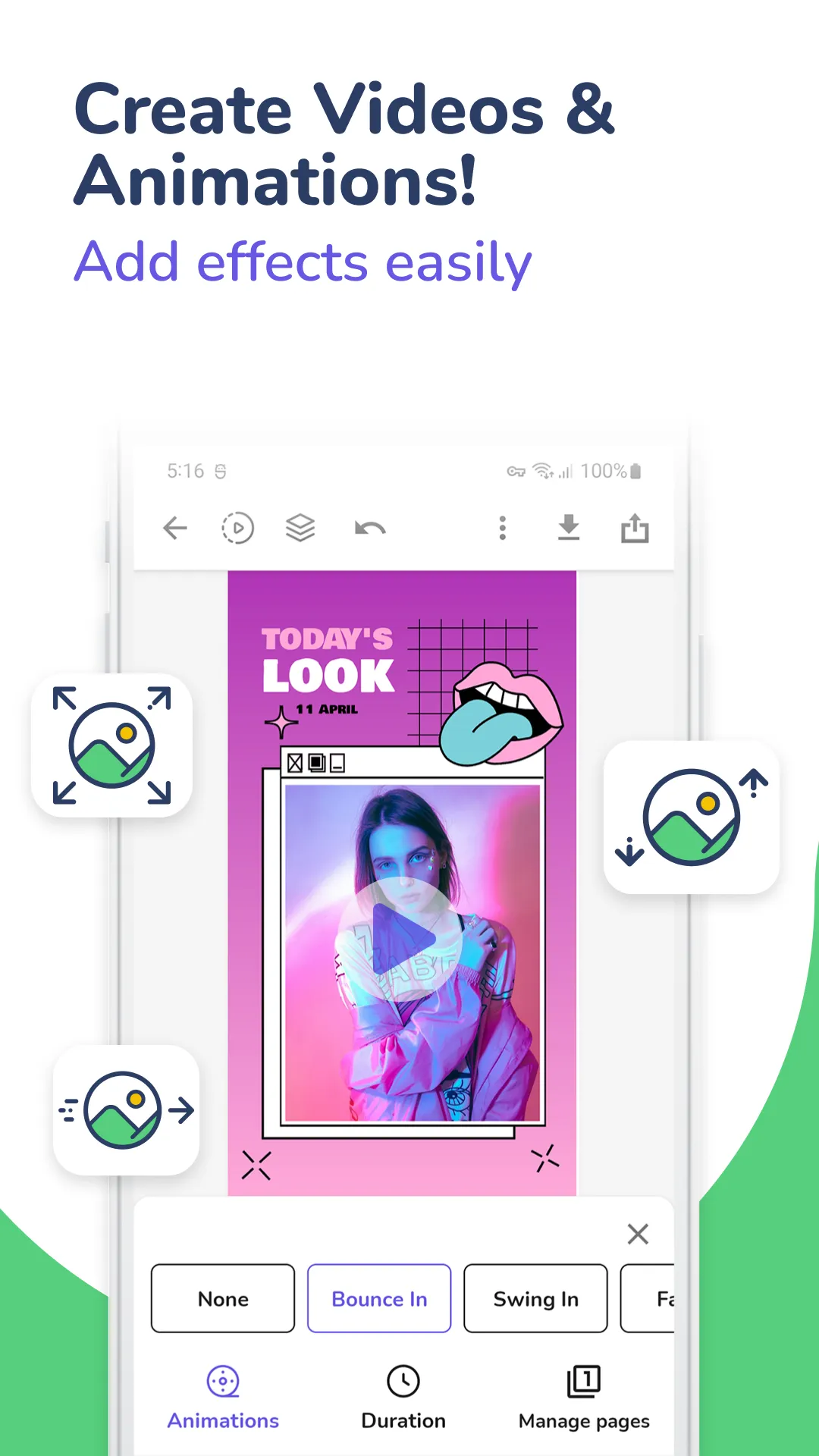 Social Post Maker & Design | Indus Appstore | Screenshot