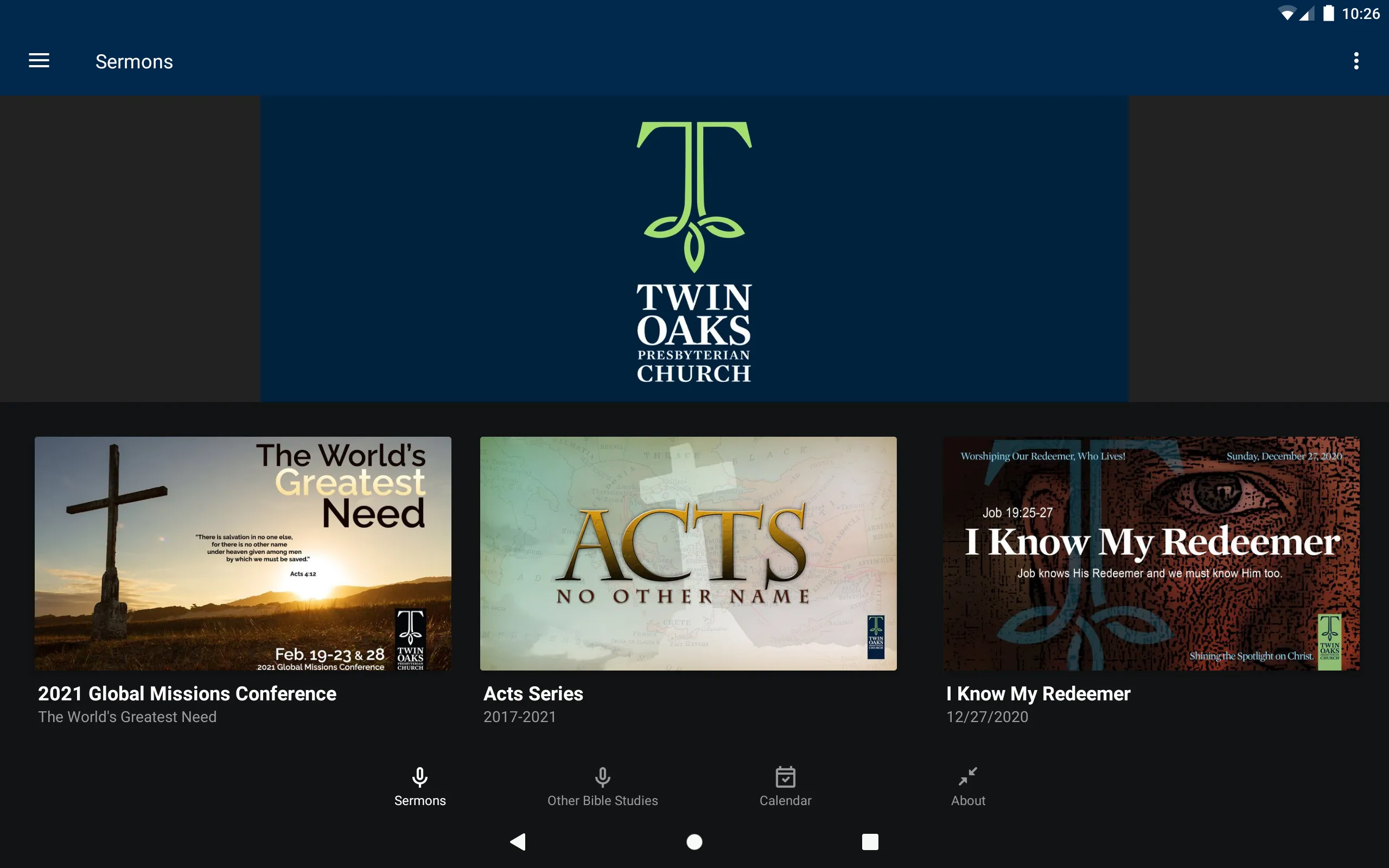 Twin Oaks Presbyterian Church | Indus Appstore | Screenshot