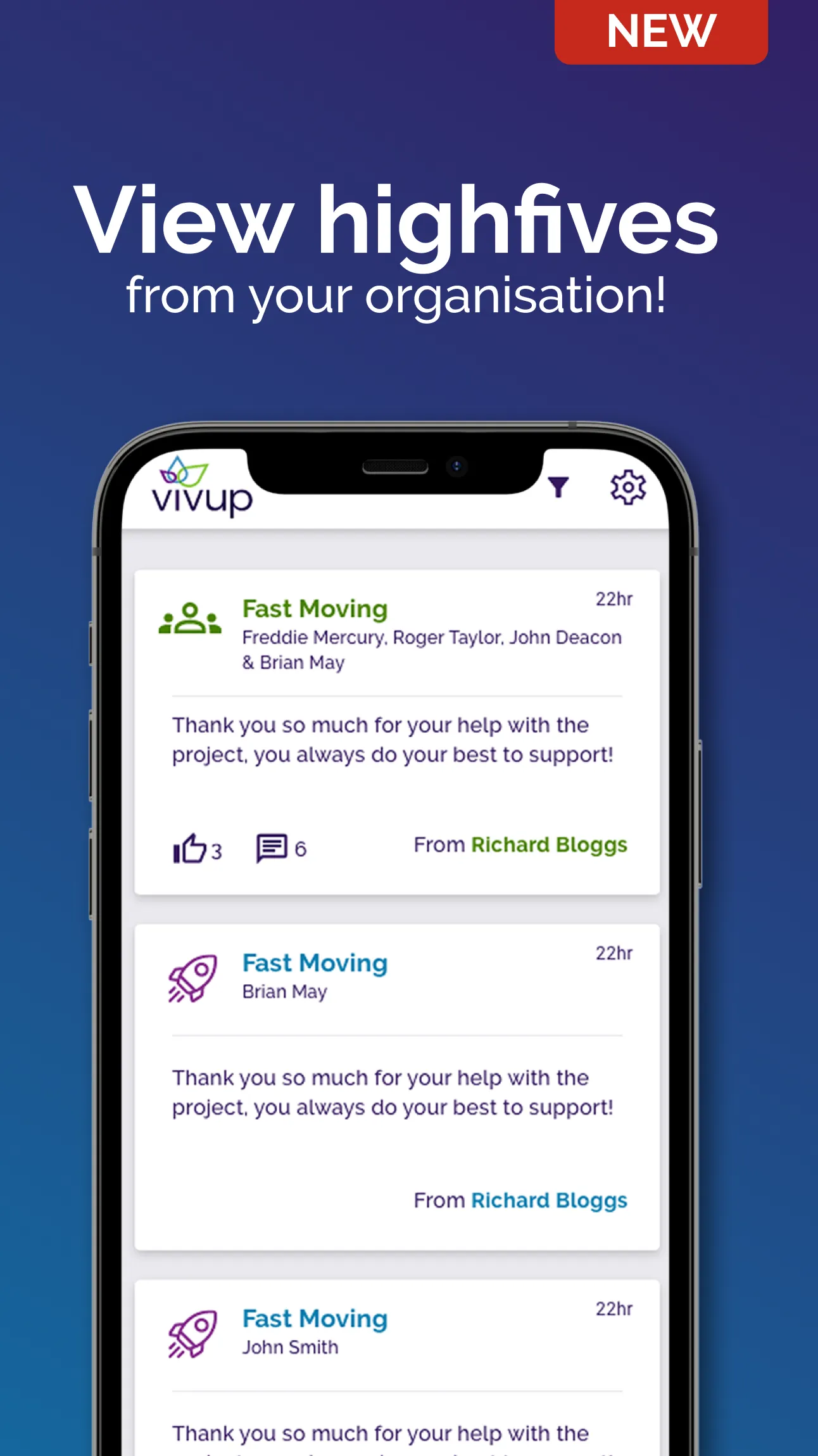 Vivup highfive recognition | Indus Appstore | Screenshot