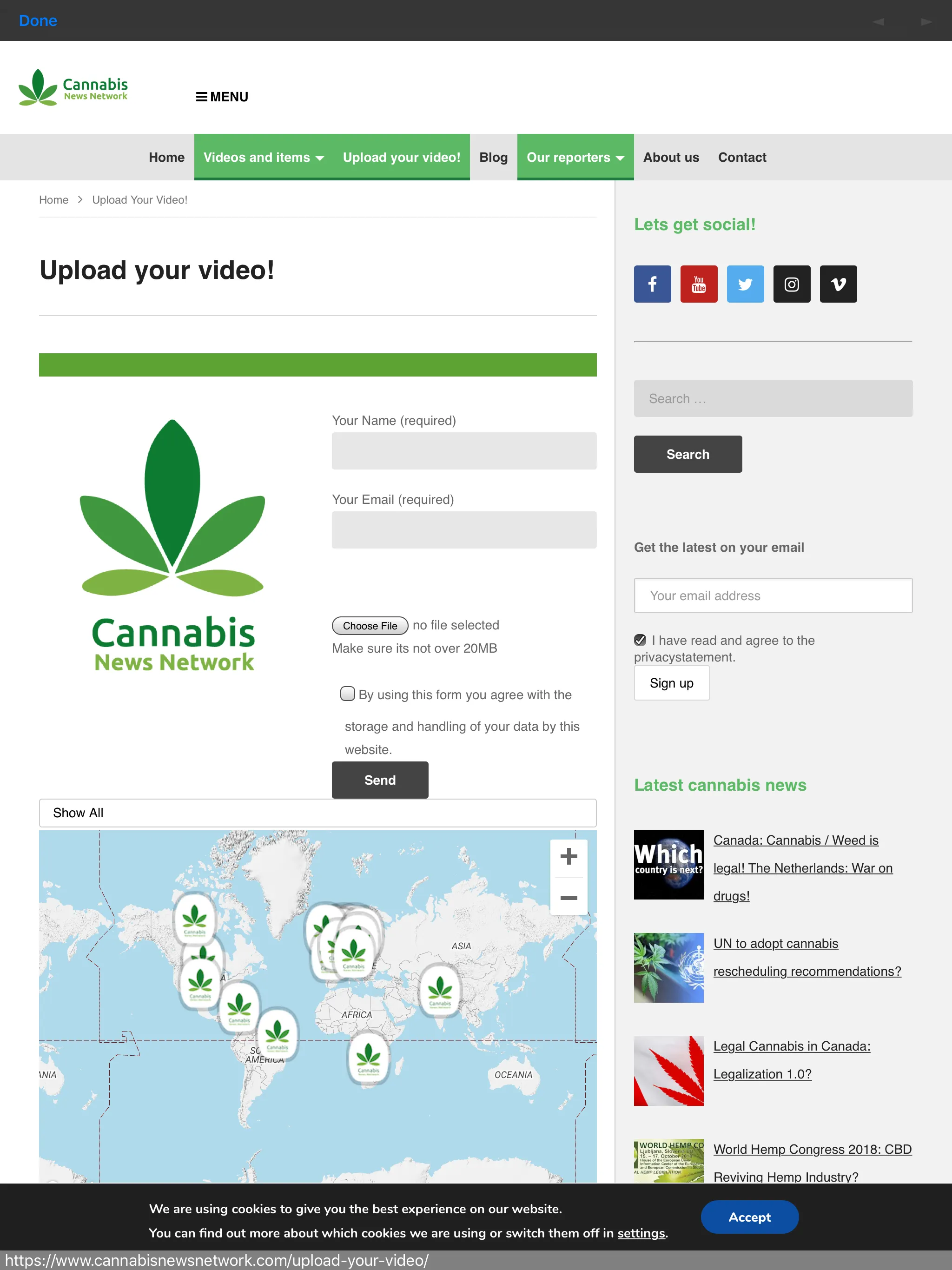 Cannabis News Network | Indus Appstore | Screenshot