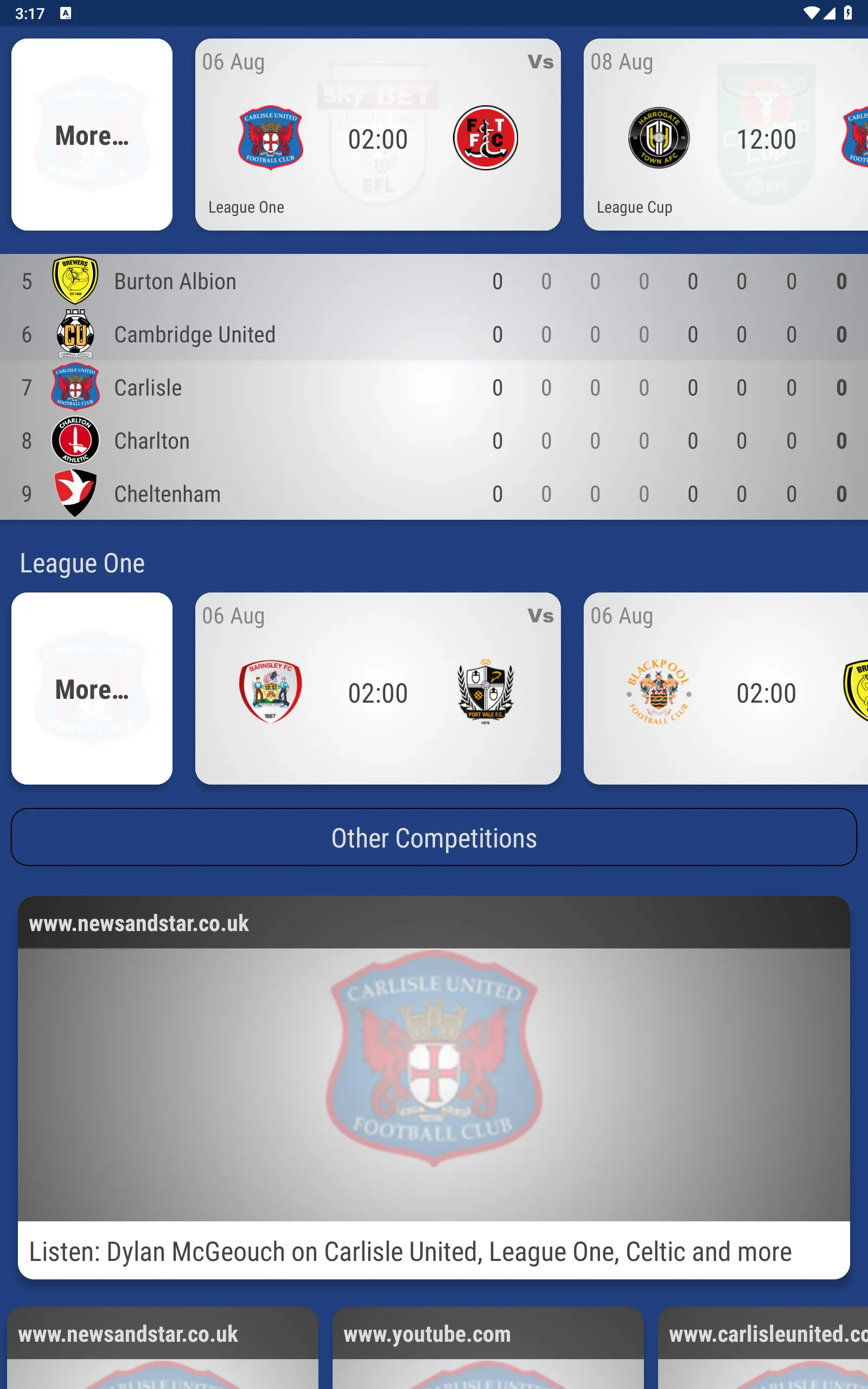 Carlisle United Fan App | Indus Appstore | Screenshot