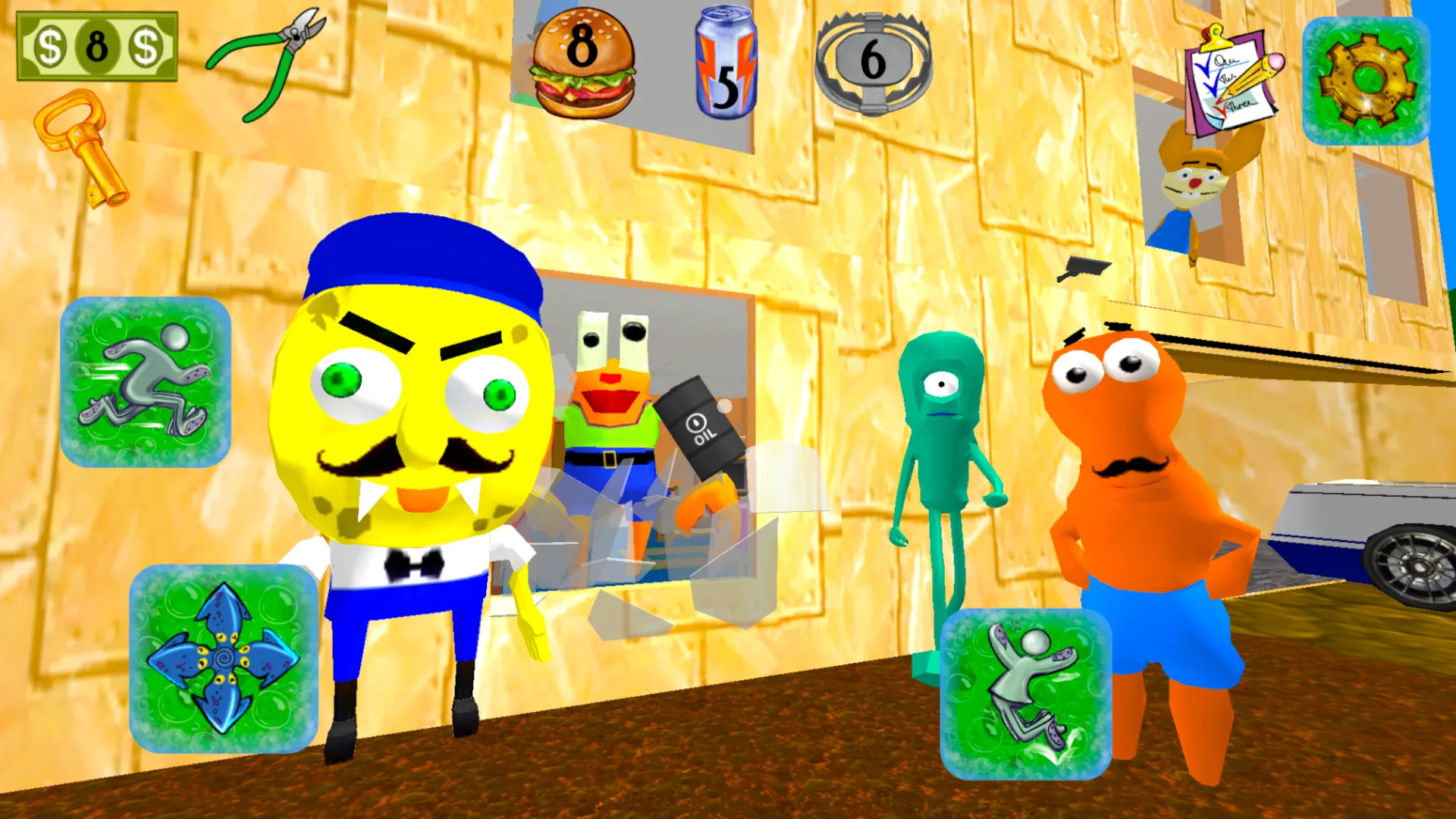 Sponge Neighbor Escape 3D | Indus Appstore | Screenshot