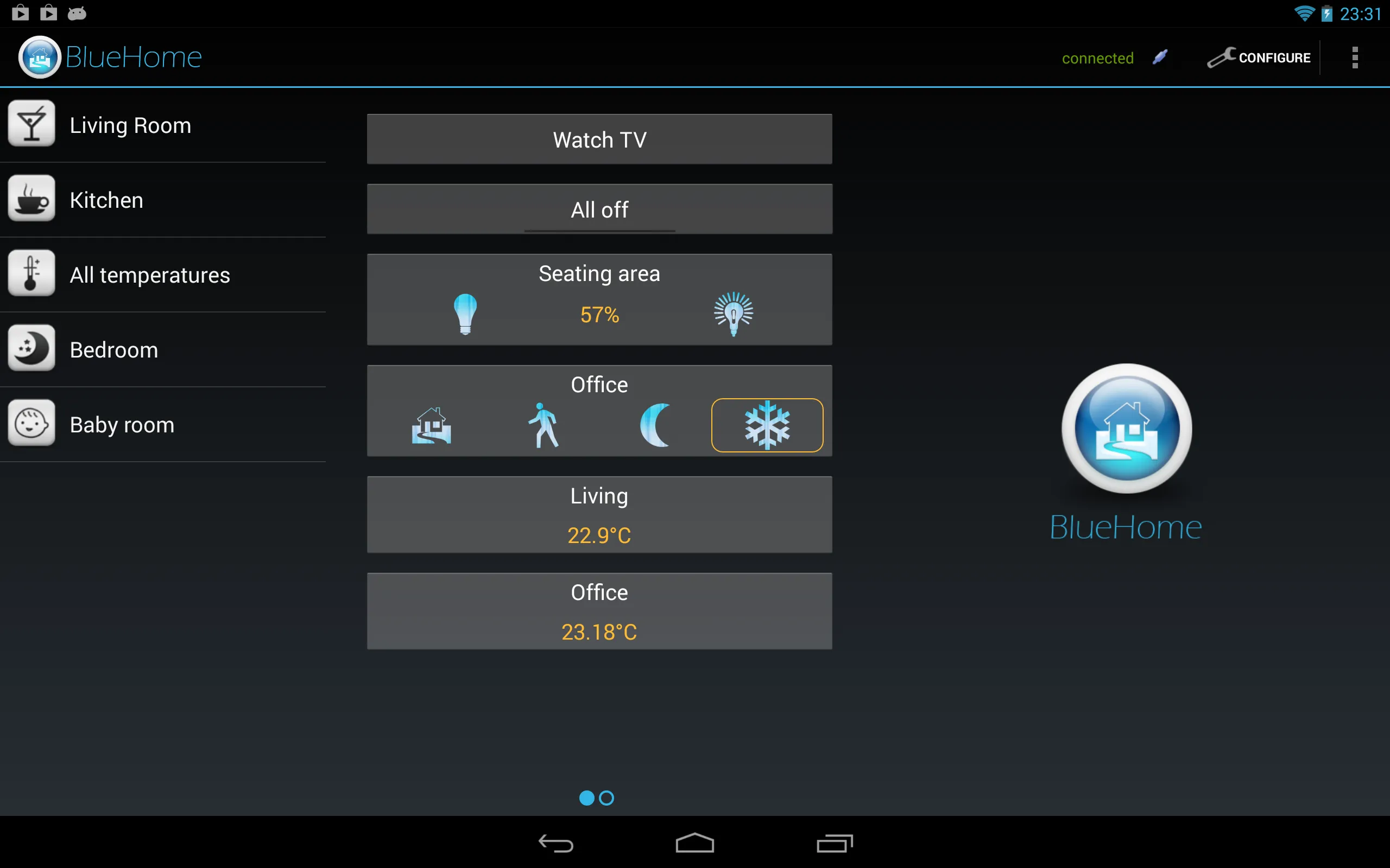 BlueHome | Indus Appstore | Screenshot