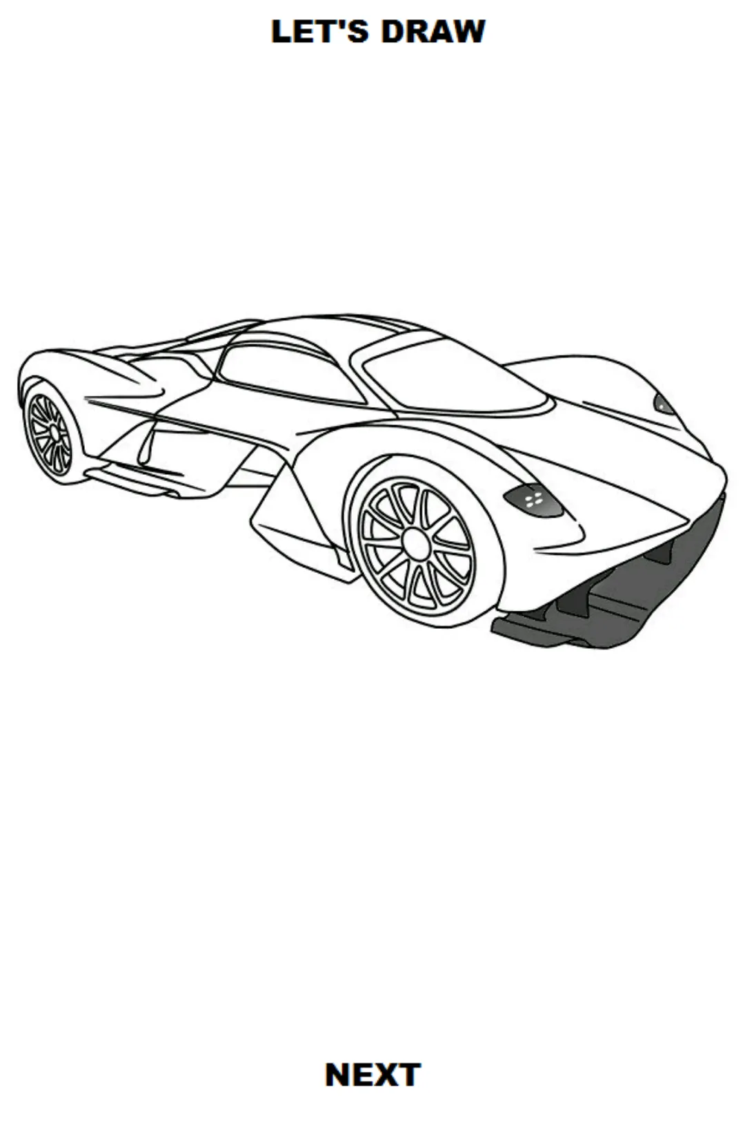 Draw Cars: Hypercar | Indus Appstore | Screenshot