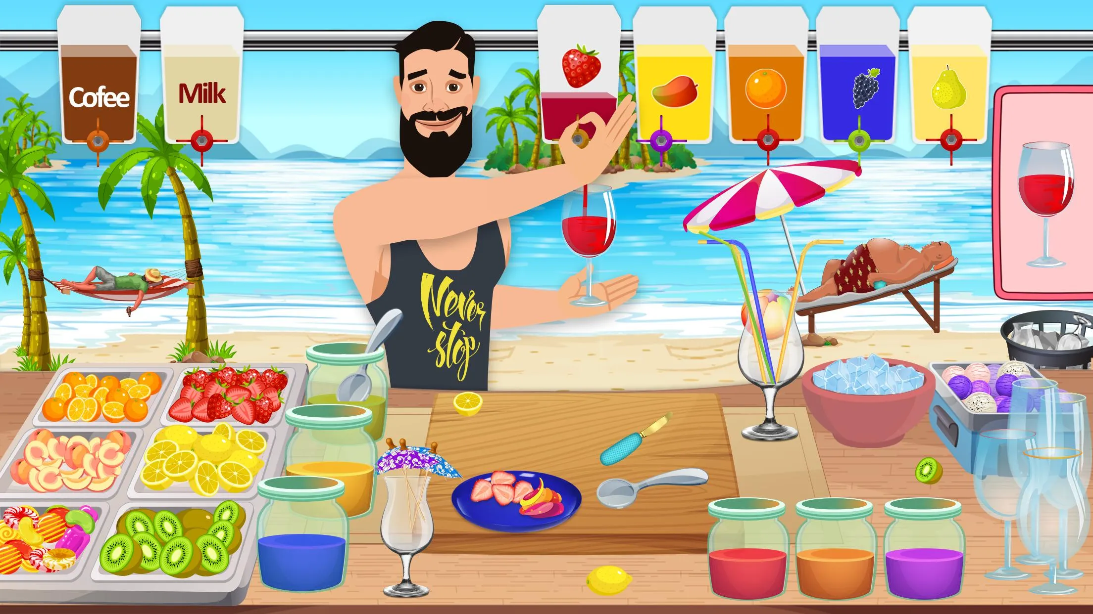 Boba cocktail:DIY recipe games | Indus Appstore | Screenshot