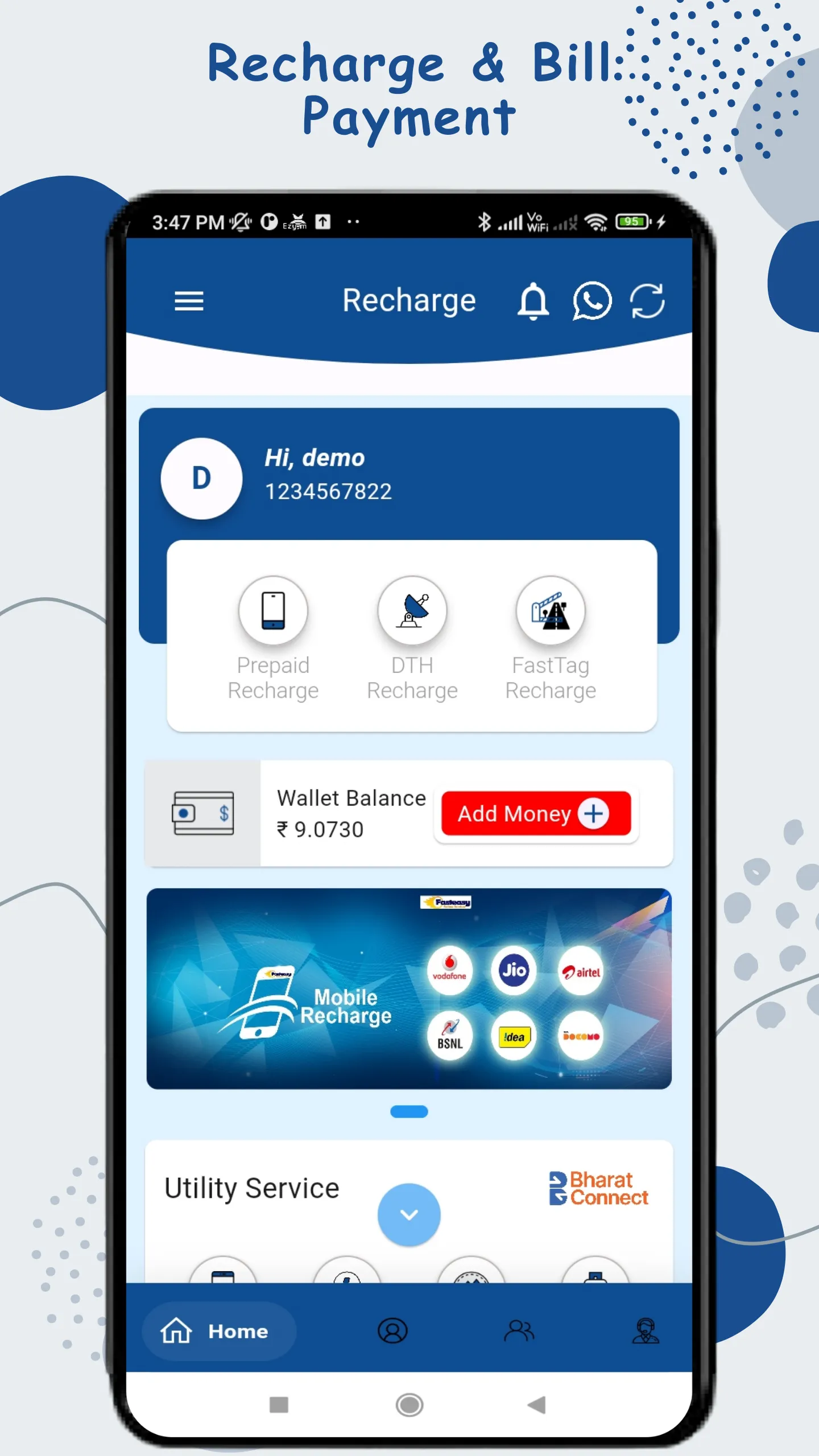 Mobile Recharge App | Indus Appstore | Screenshot