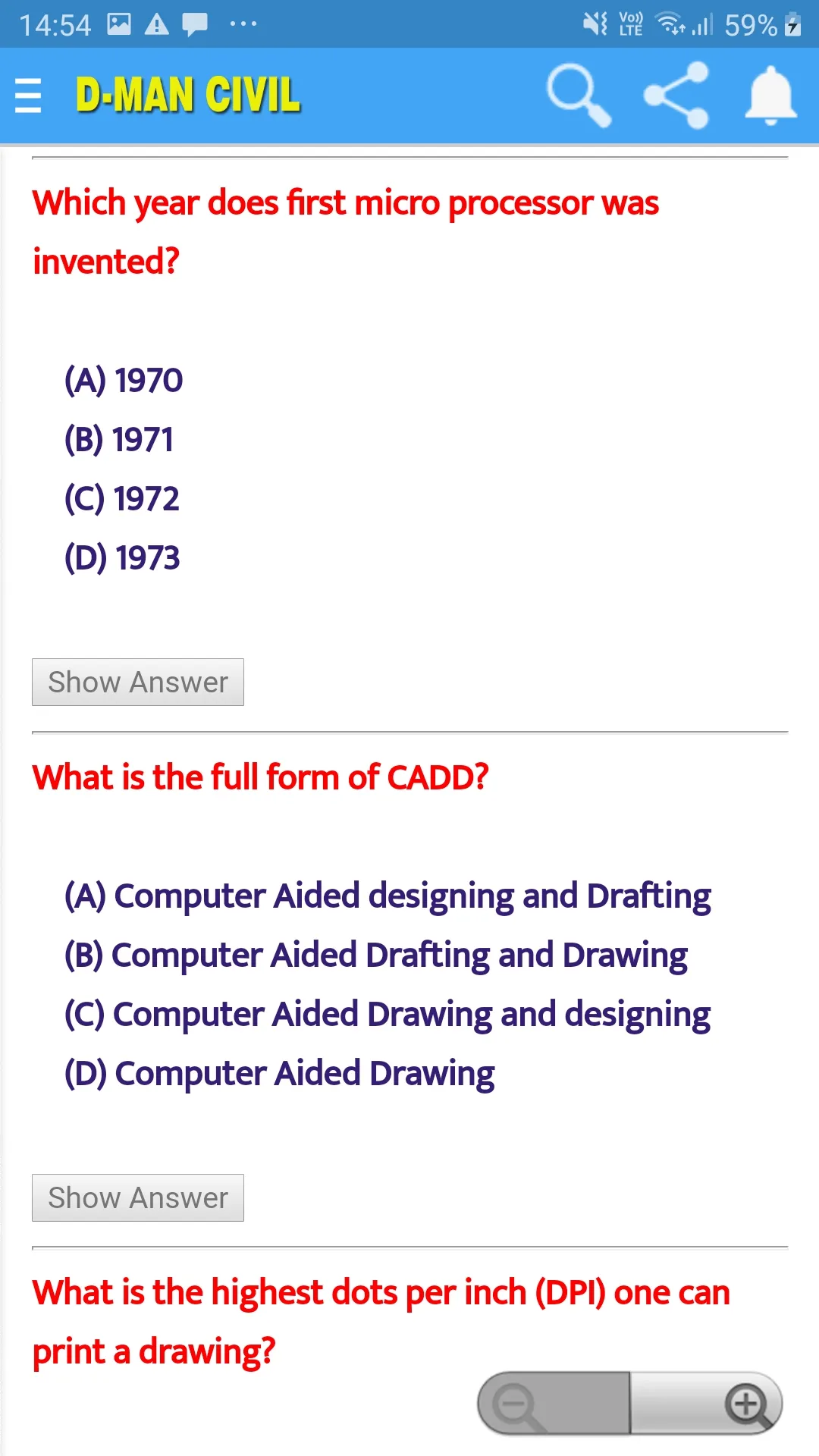 ITI Draftsman Civil Trade MCQs | Indus Appstore | Screenshot