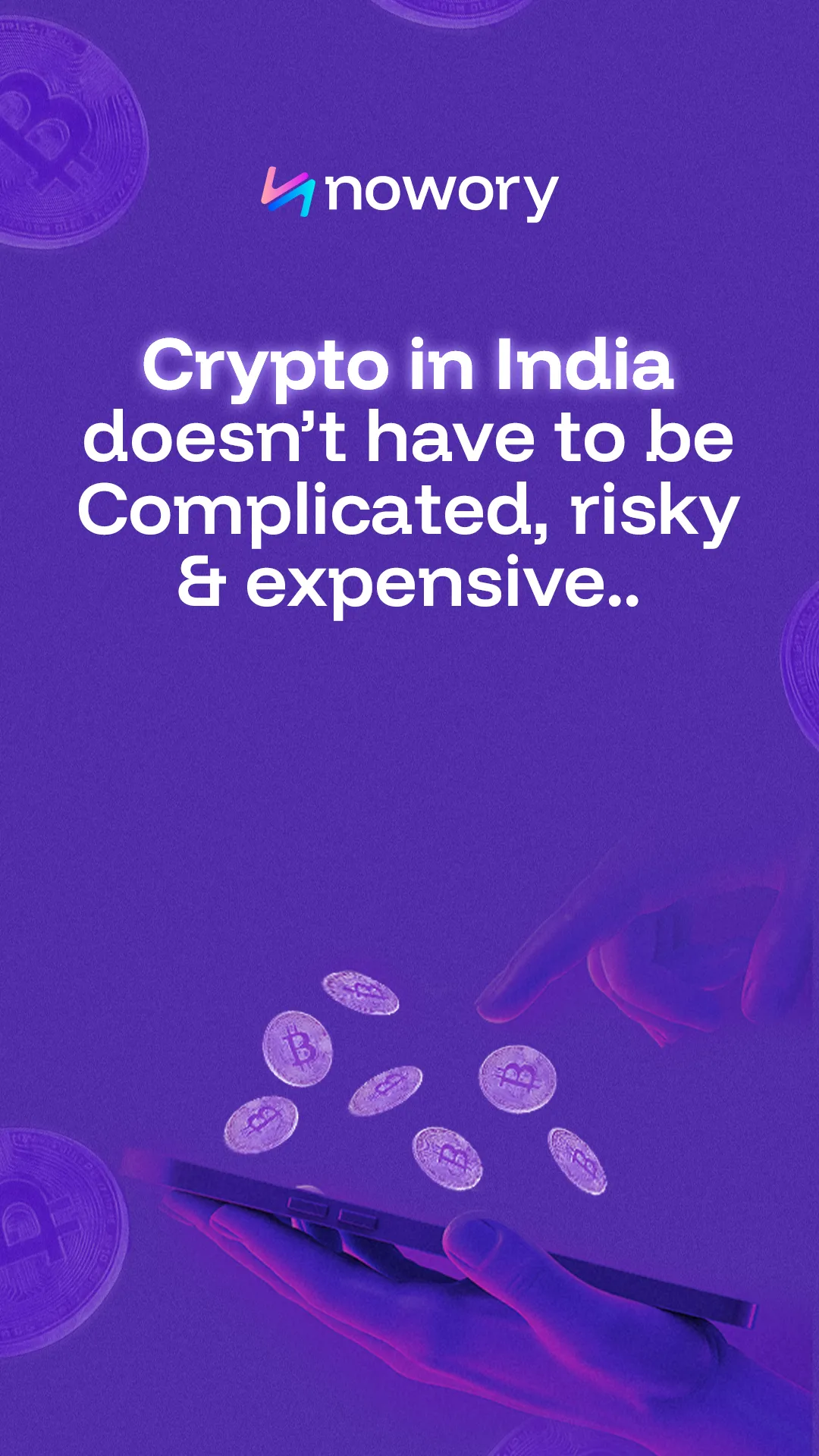 nowory: Buy Bitcoin With 0 Fee | Indus Appstore | Screenshot
