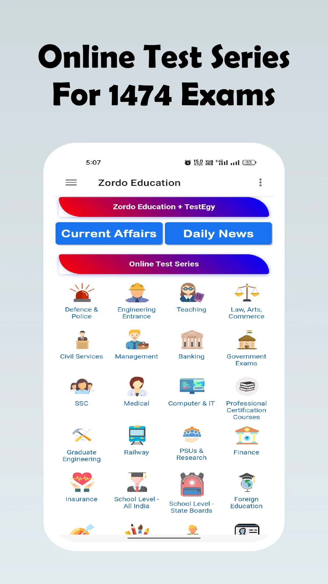 Mock Test : Zordo Education | Indus Appstore | Screenshot