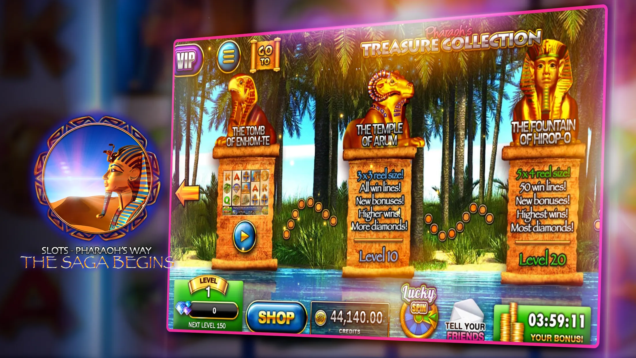 Slots - Pharaoh's Way Casino | Indus Appstore | Screenshot