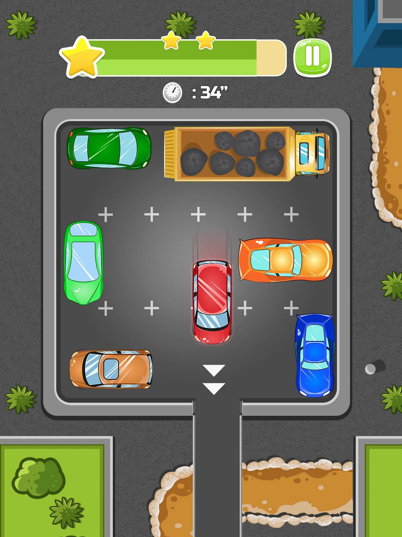 Parking Panic : exit red car | Indus Appstore | Screenshot