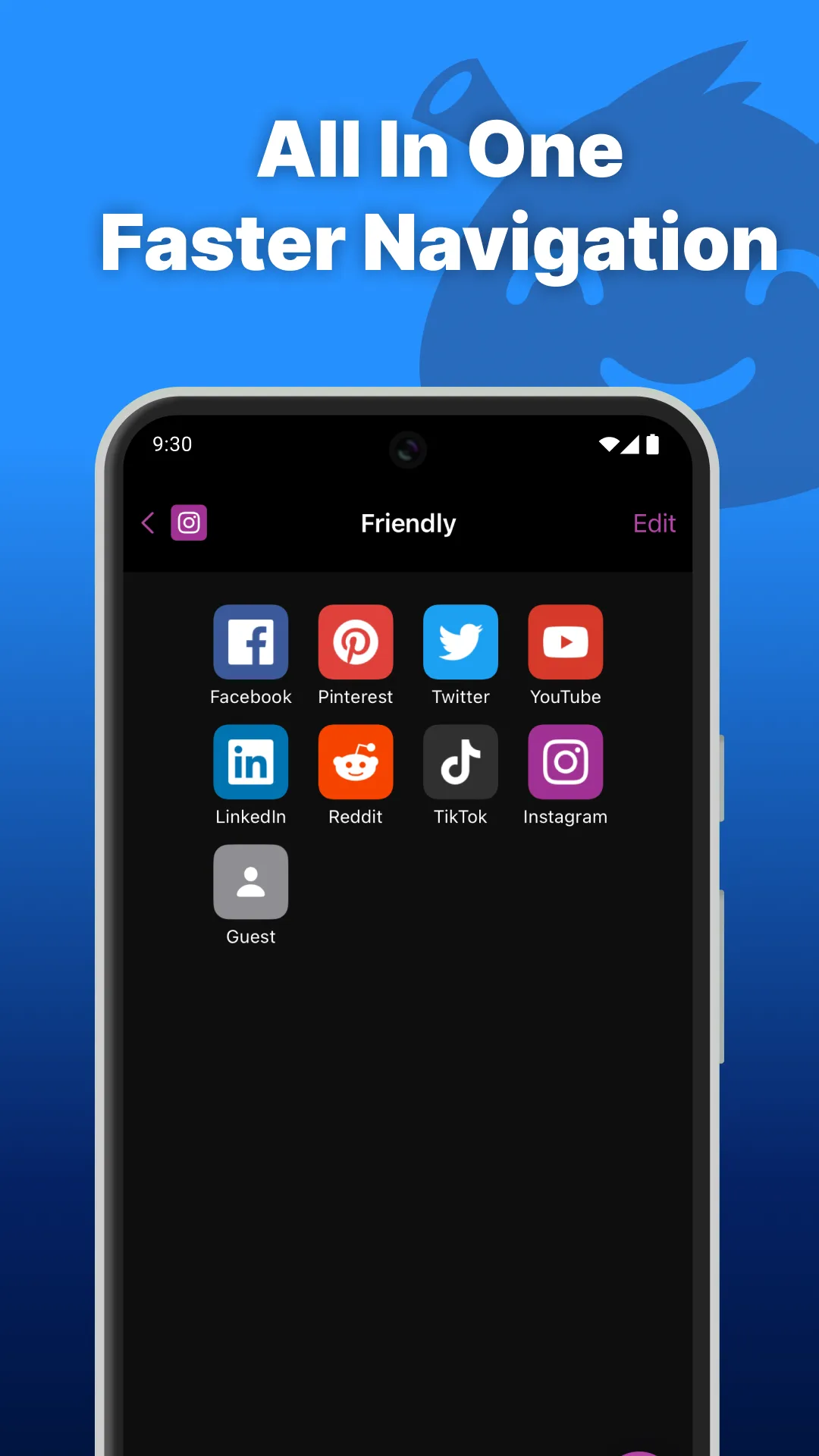 Friendly Social Browser | Indus Appstore | Screenshot