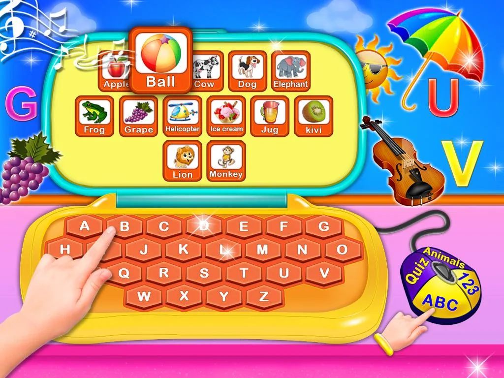 Alphabet Laptop - Educational | Indus Appstore | Screenshot