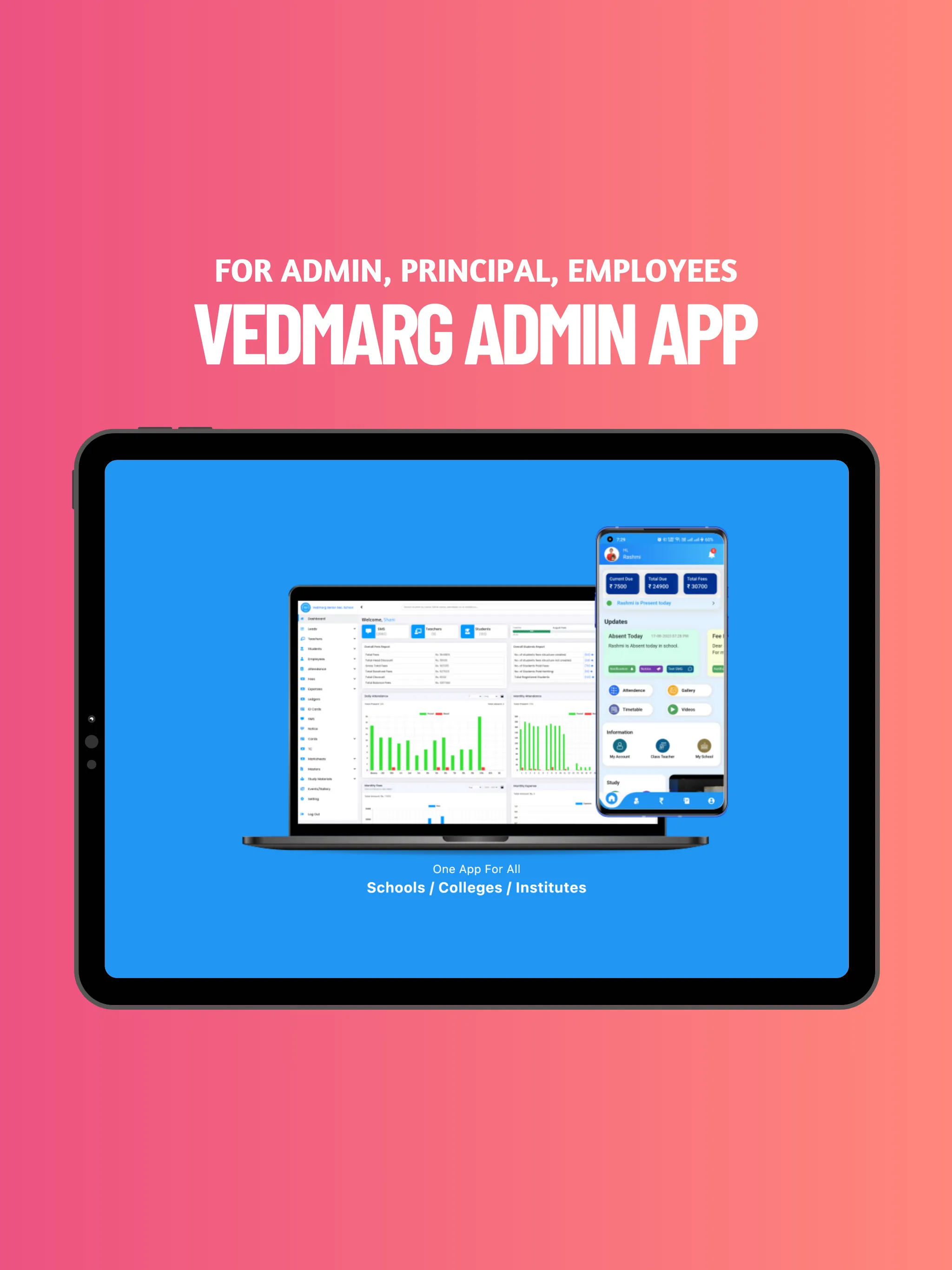 Vedmarg School ERP - Admin | Indus Appstore | Screenshot