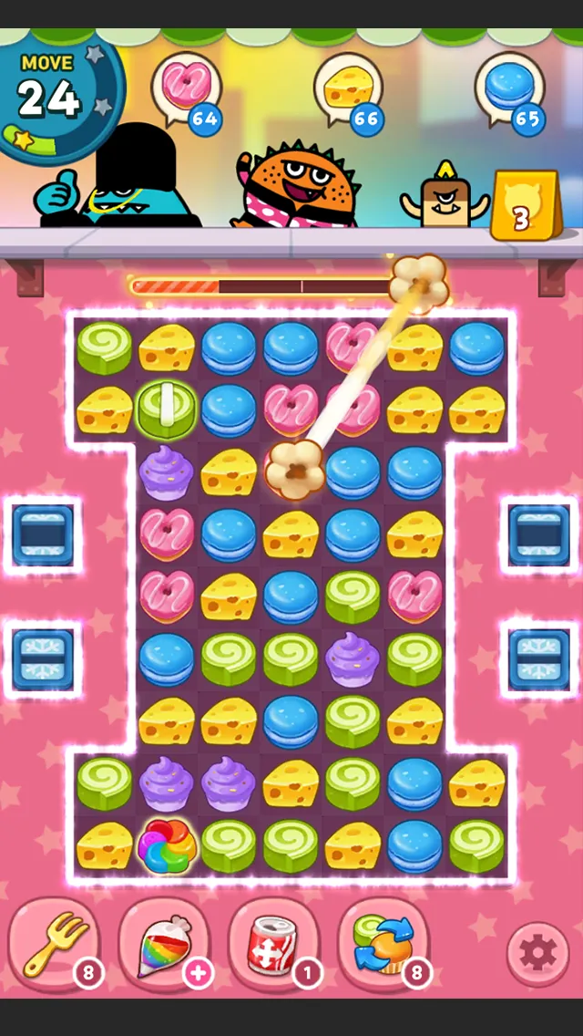 Sweet Monster Match3 Puzzle | Indus Appstore | Screenshot