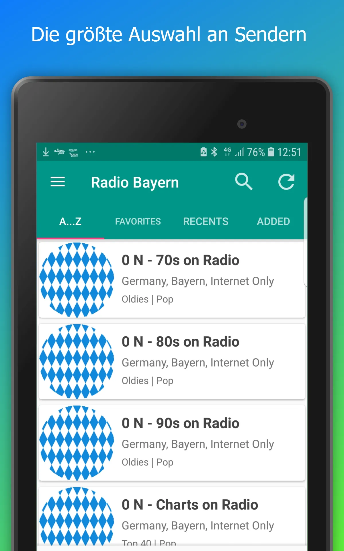 Radiosender Bayern | Indus Appstore | Screenshot