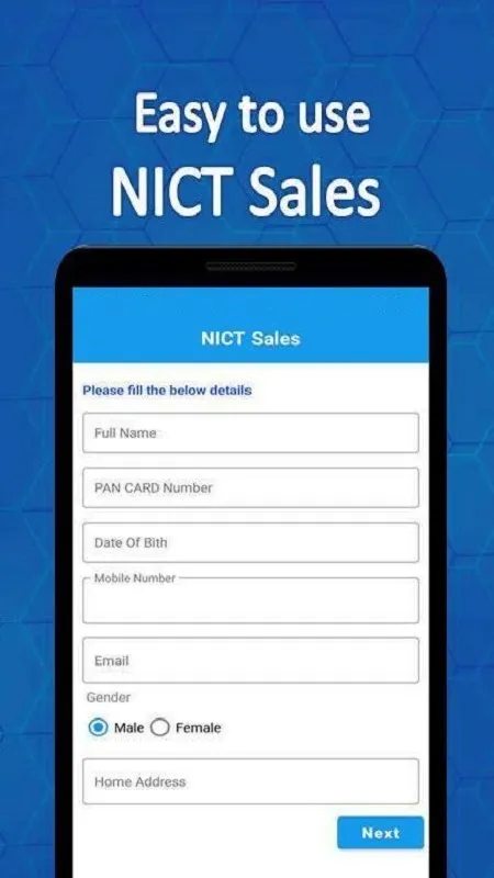 NICT Sales (CSP Registration) | Indus Appstore | Screenshot