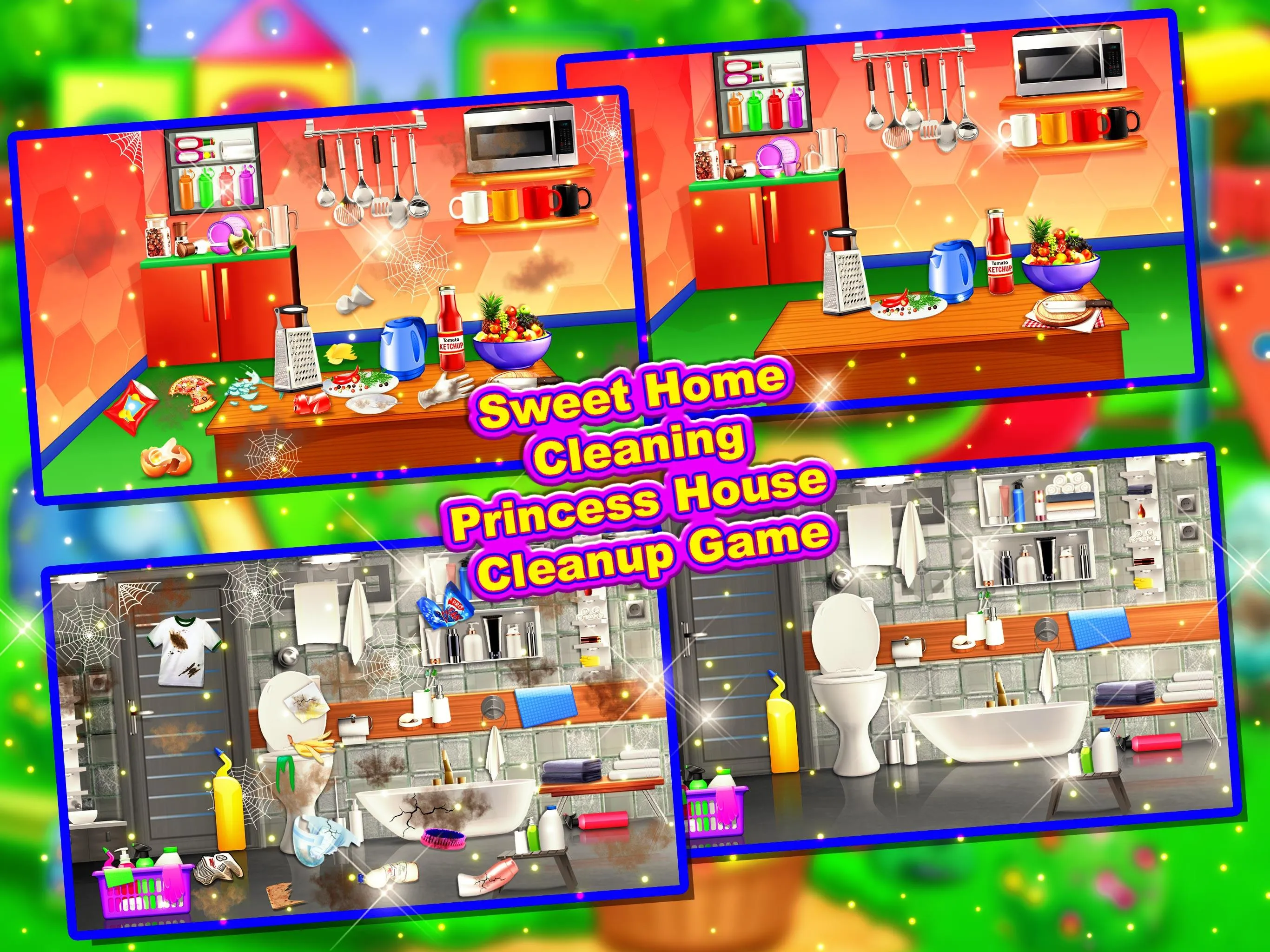 Sweet Home Cleaning Game | Indus Appstore | Screenshot