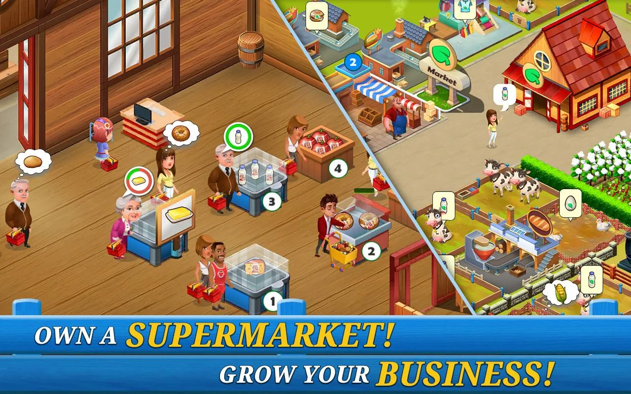 Supermarket City :Farming game | Indus Appstore | Screenshot