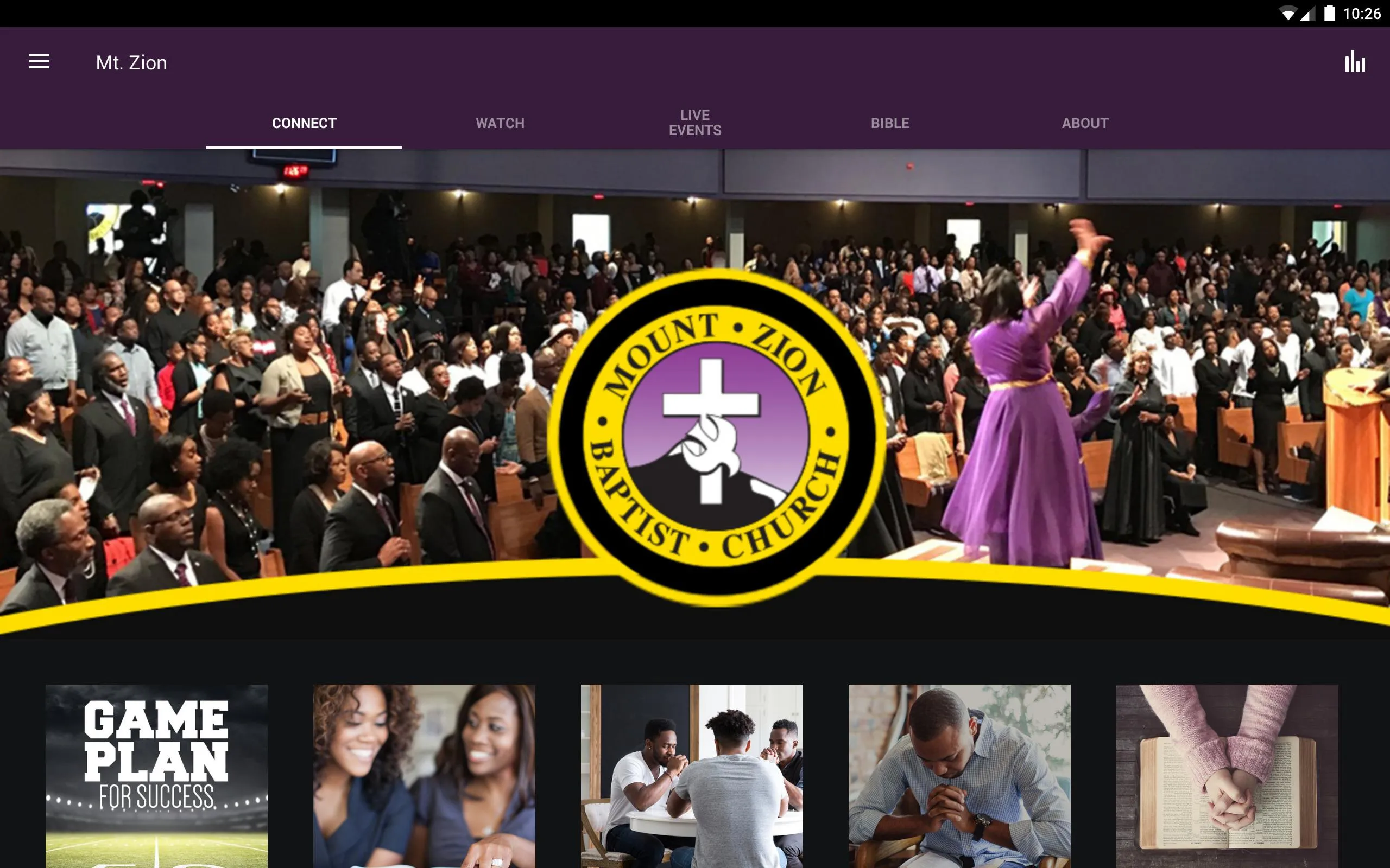 Mt. Zion Baptist Church | Indus Appstore | Screenshot