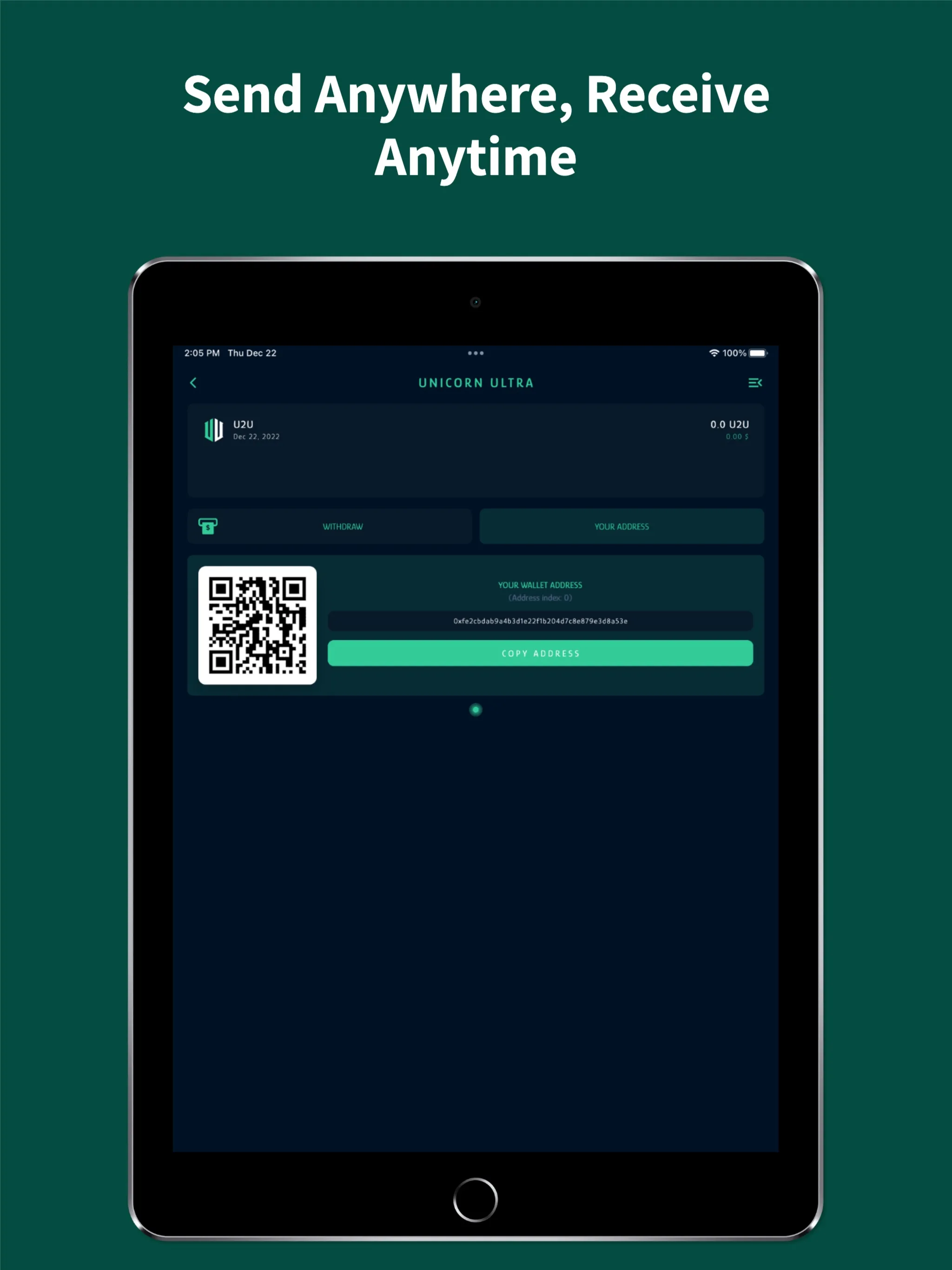 U2U Wallet | Indus Appstore | Screenshot