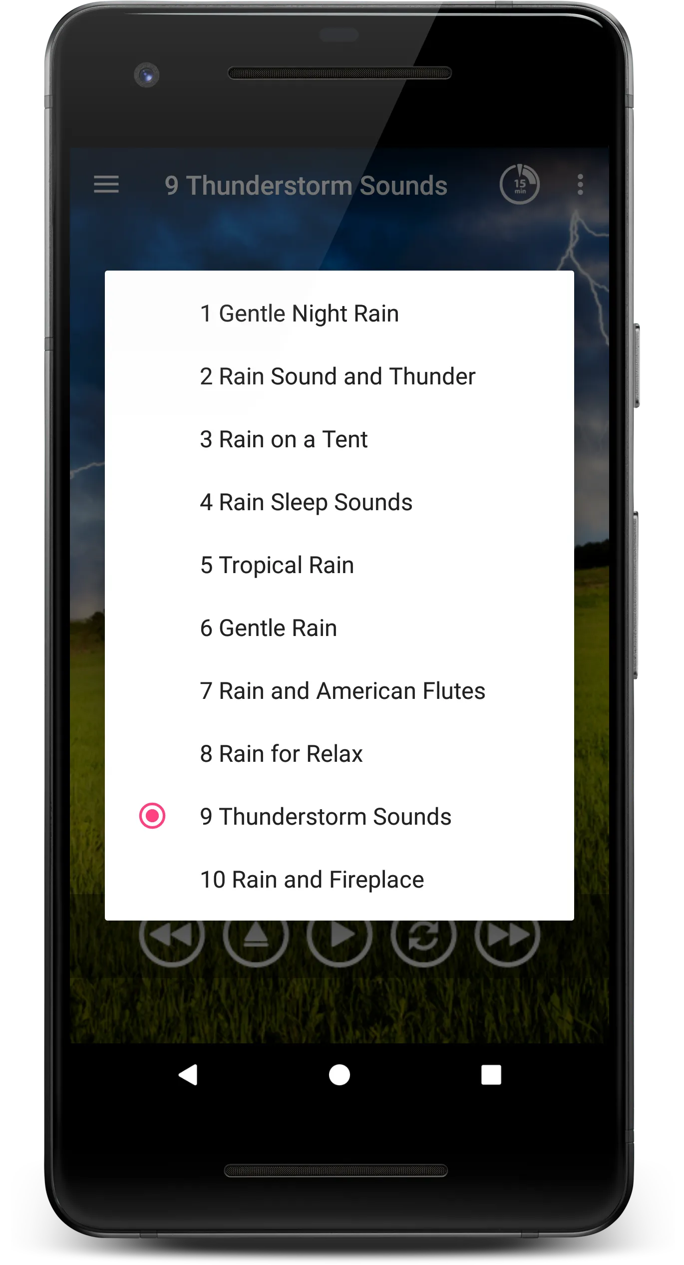 Rain Sounds - Sleep & Relax | Indus Appstore | Screenshot