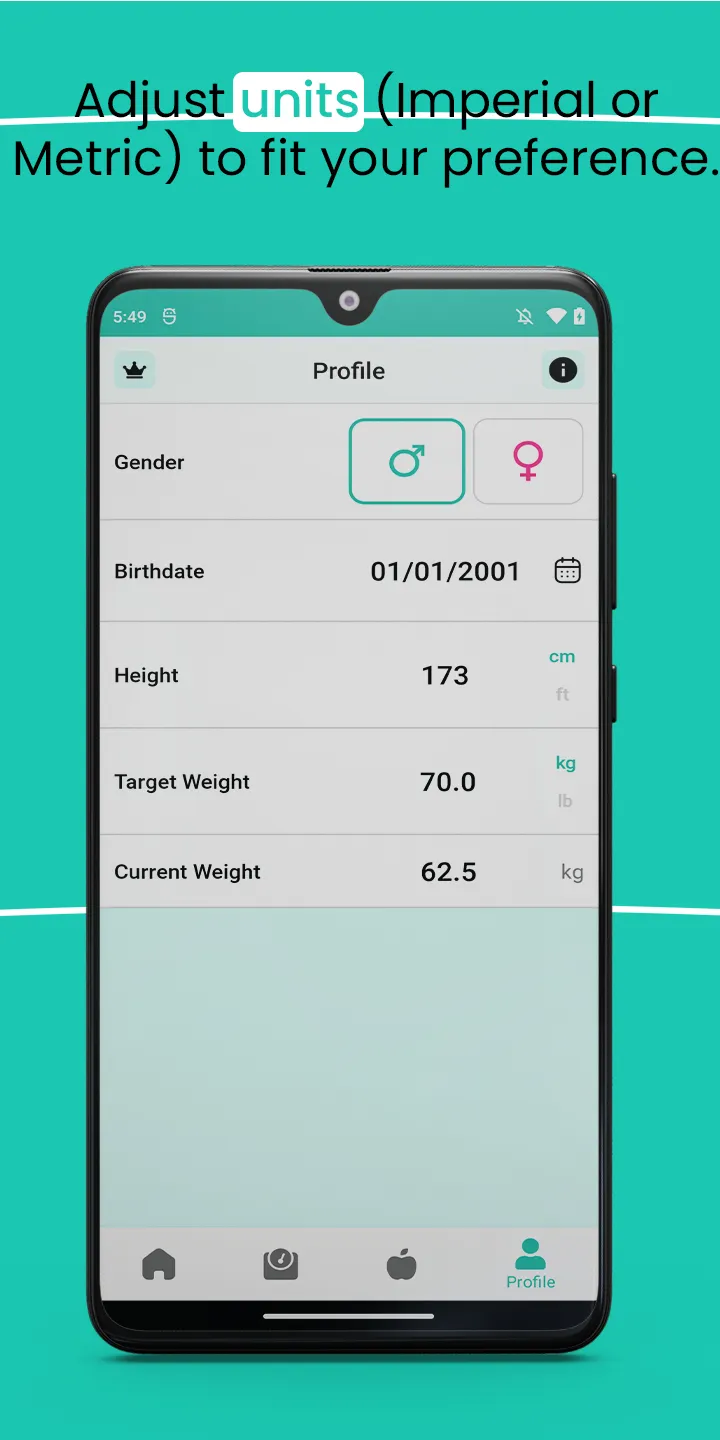 BMI Calculator - Ideal Weight | Indus Appstore | Screenshot