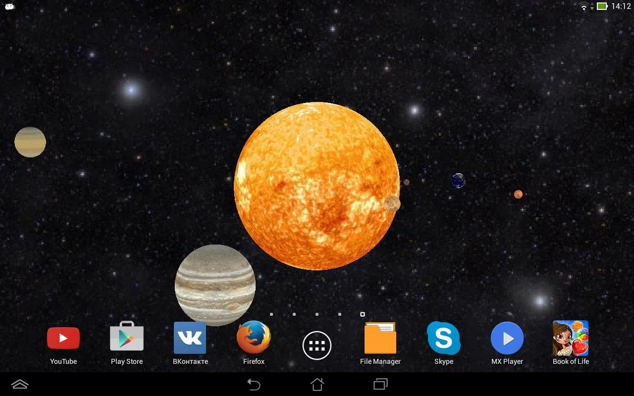 Solar System 3D Live Wallpaper | Indus Appstore | Screenshot