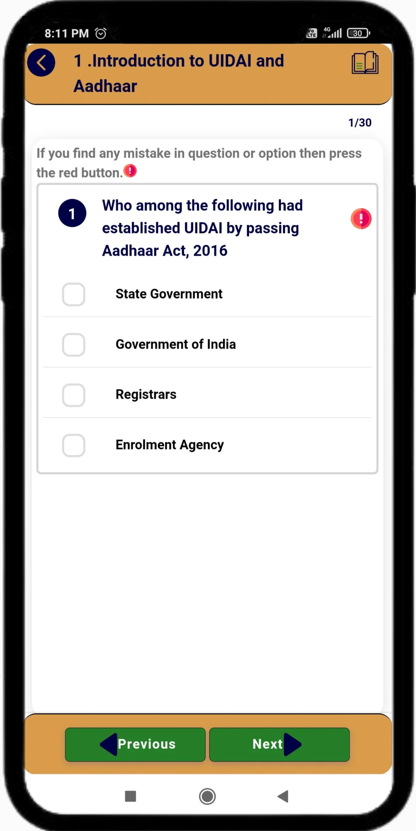 Supervisor/Operator Mock Test | Indus Appstore | Screenshot