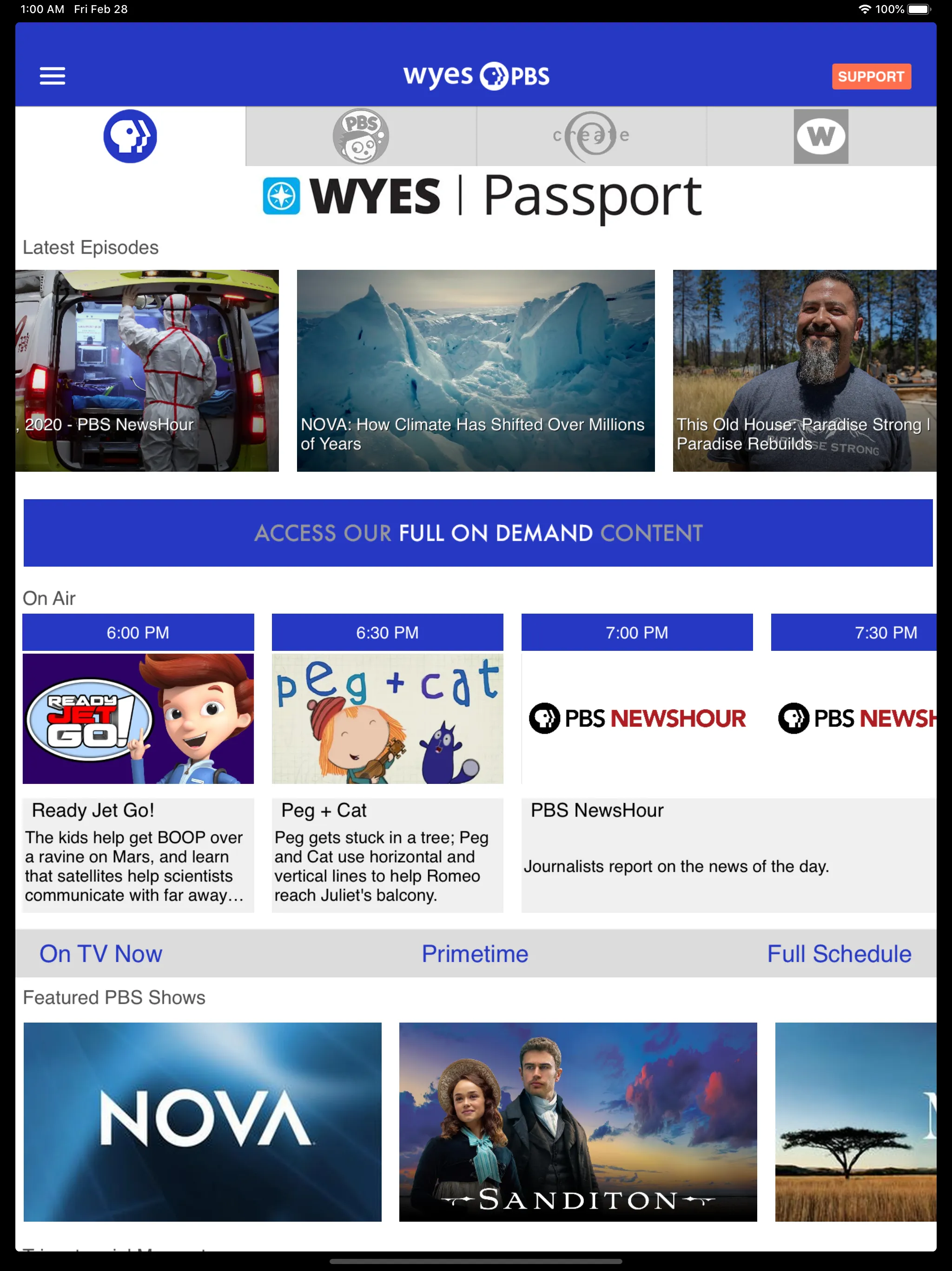 WYES-TV | Indus Appstore | Screenshot