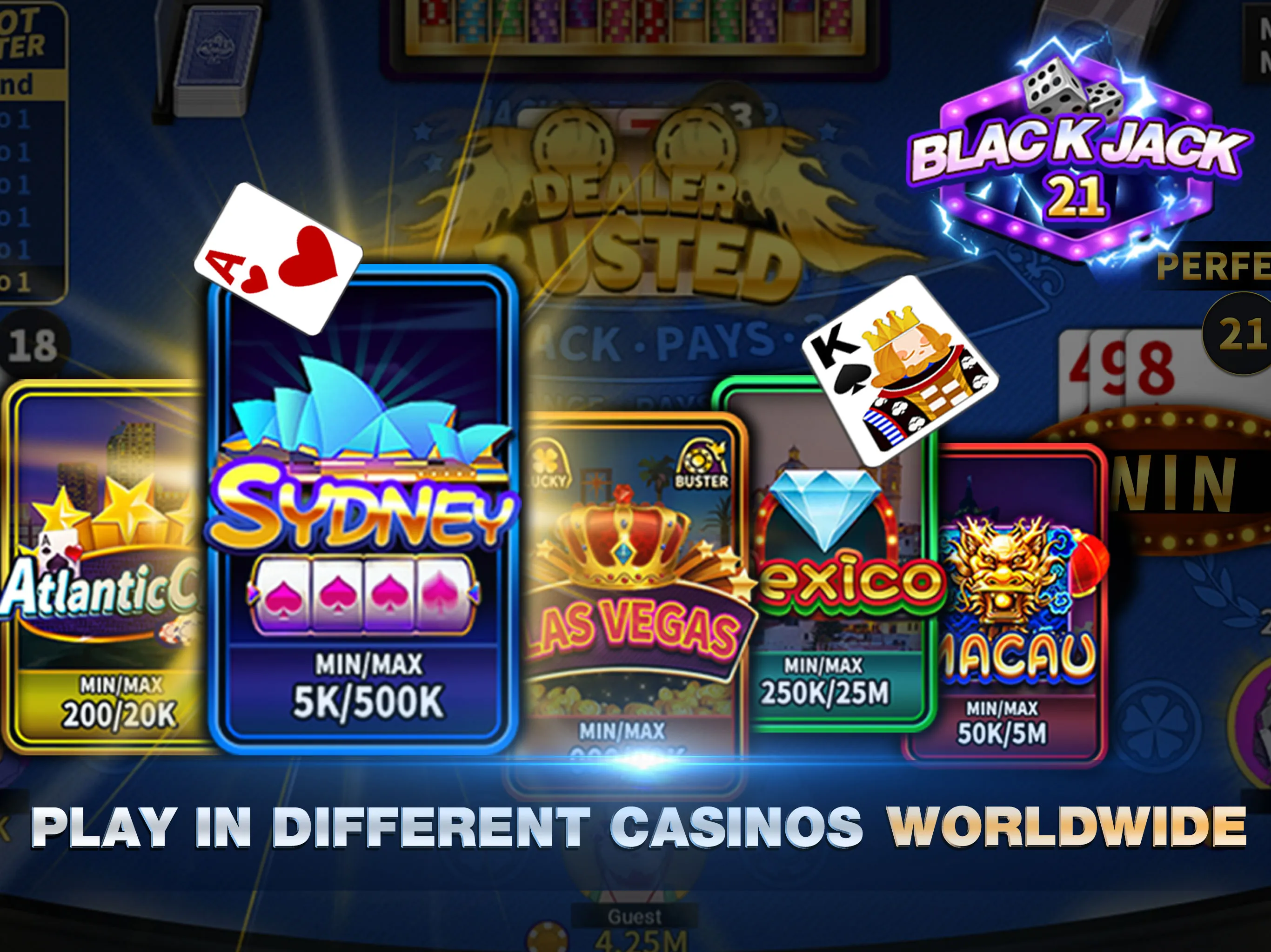 Blackjack 21 Online & Offline | Indus Appstore | Screenshot