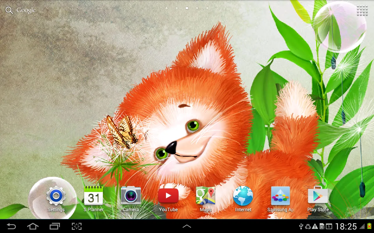 Foxy Cute Live Wallpaper | Indus Appstore | Screenshot