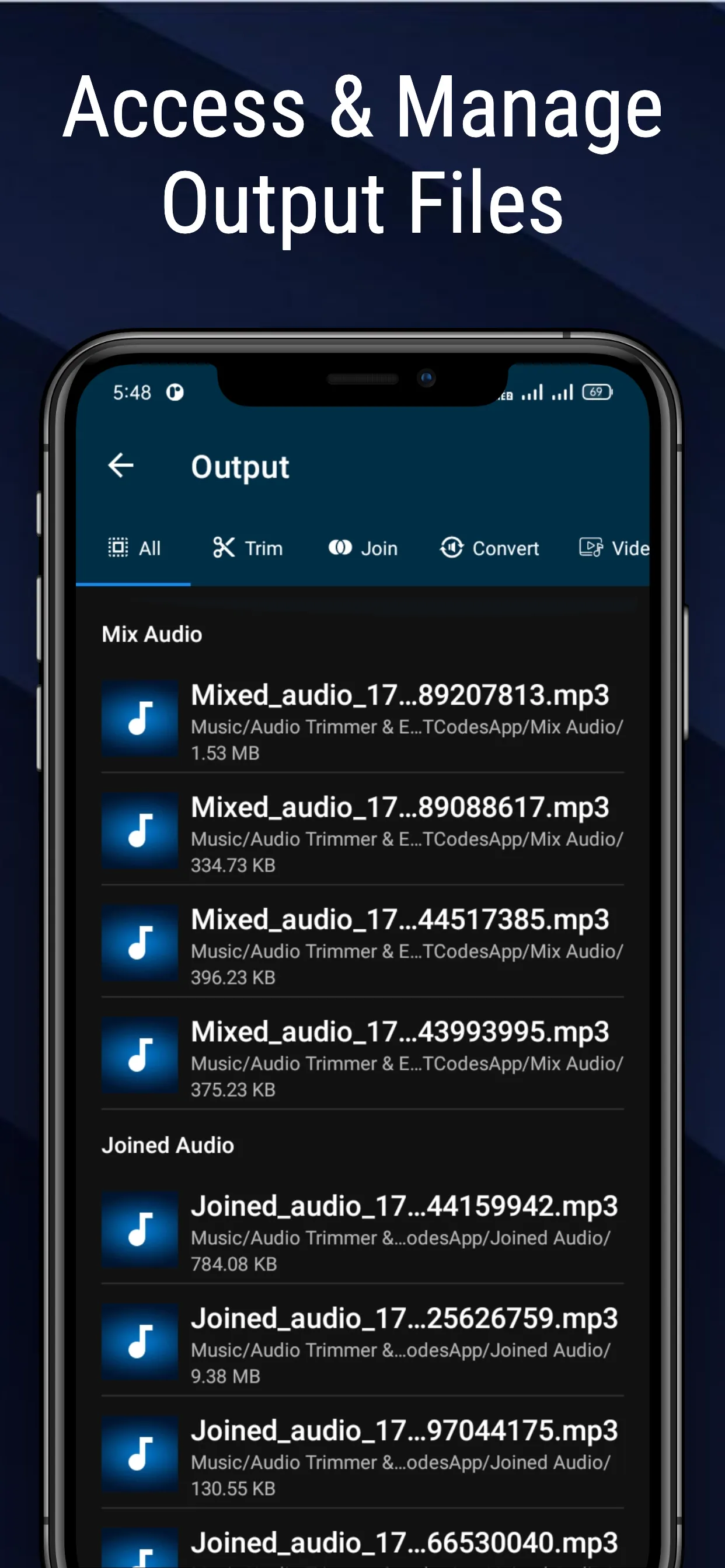 Audio Cutter Audio Joiner App | Indus Appstore | Screenshot