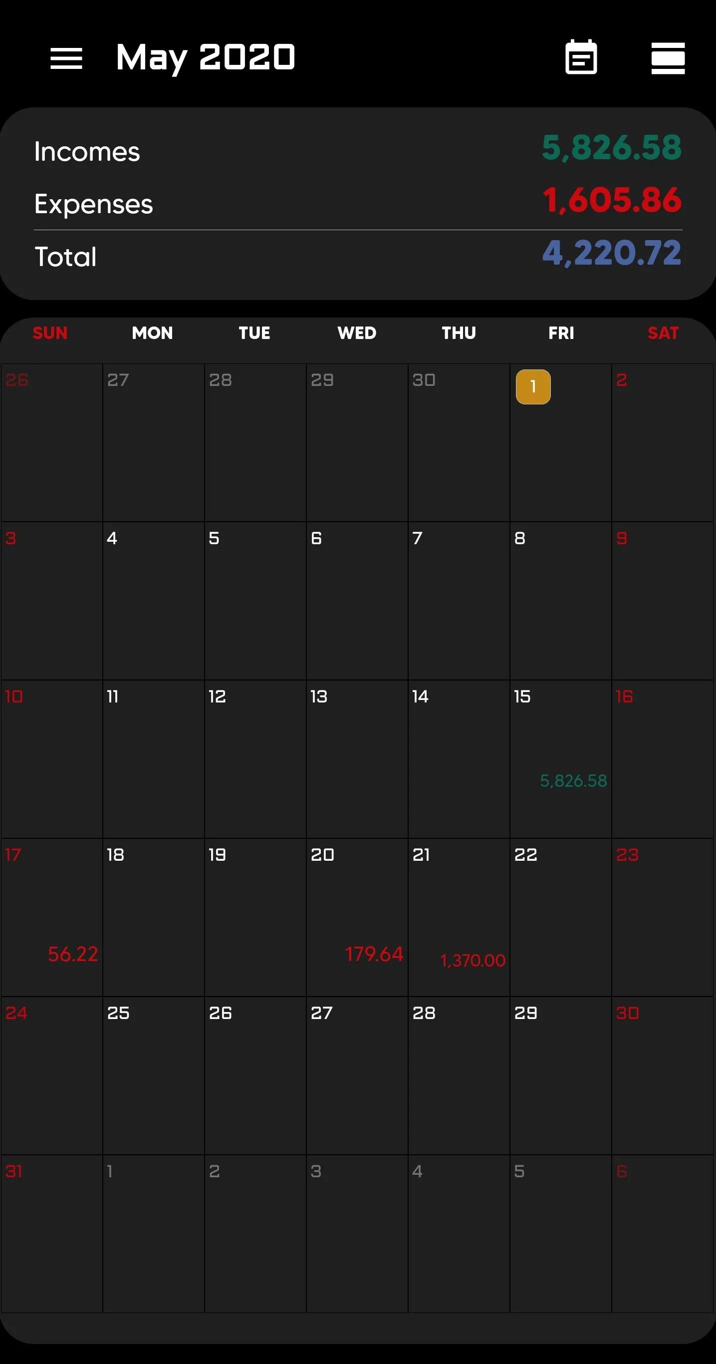 CLK Budget Manager - Incomes a | Indus Appstore | Screenshot