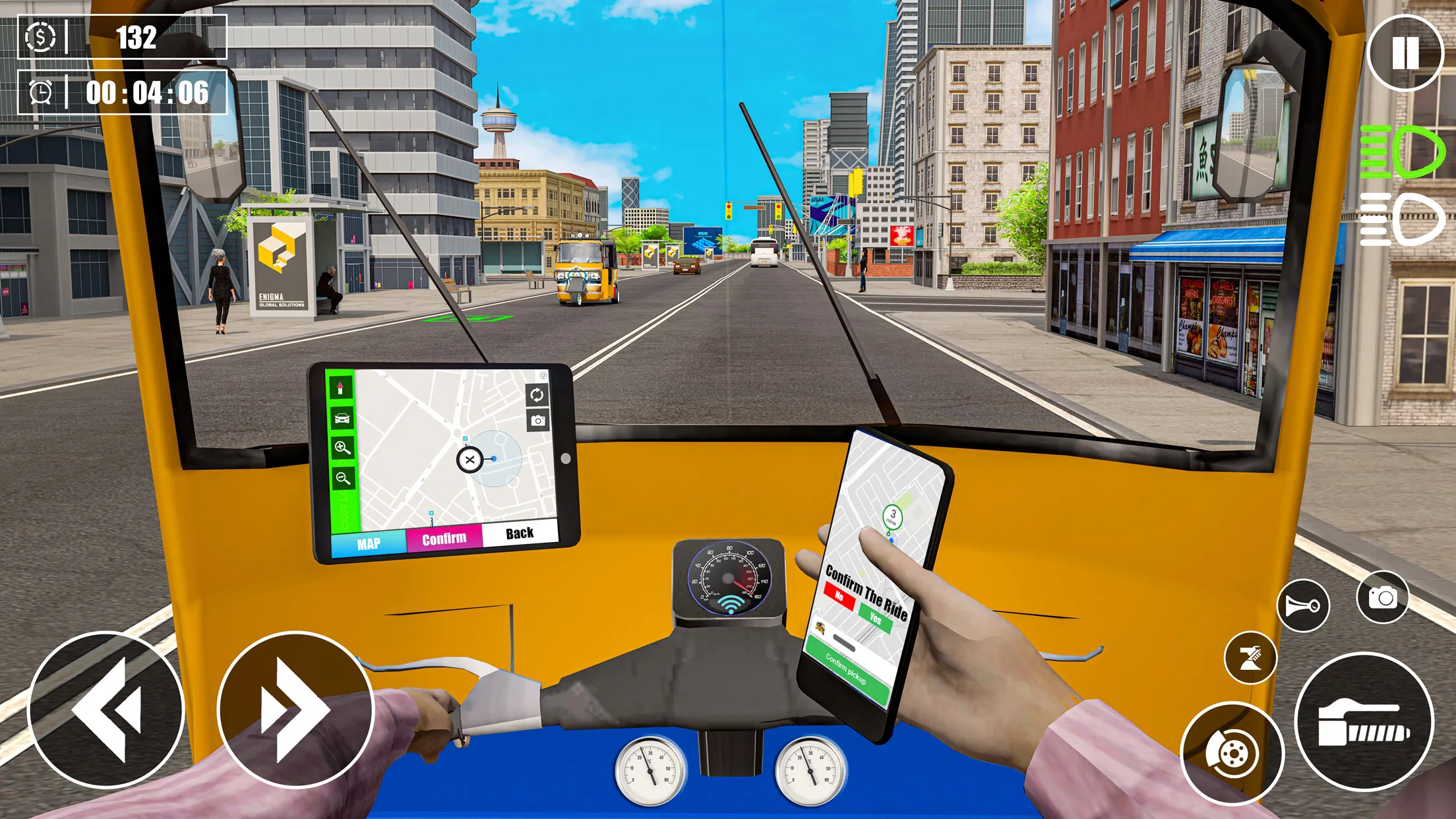 Tuk Tuk Auto Rickshaw Sim 3D | Indus Appstore | Screenshot