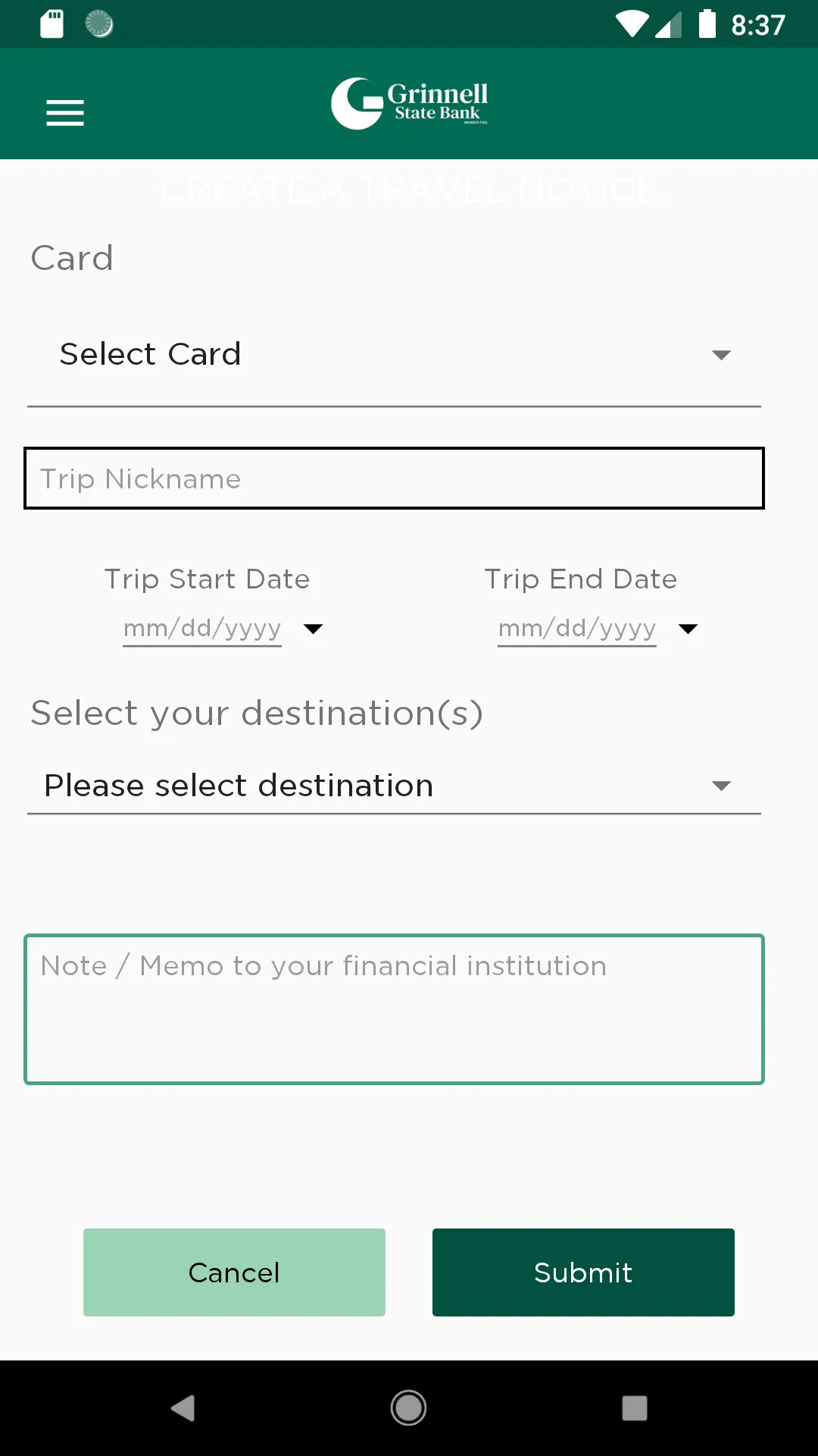 GSB Card Control | Indus Appstore | Screenshot