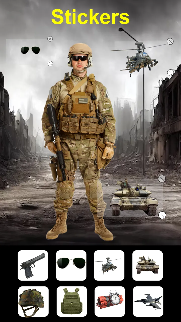 Army Photo Suit Editor ArmyMan | Indus Appstore | Screenshot