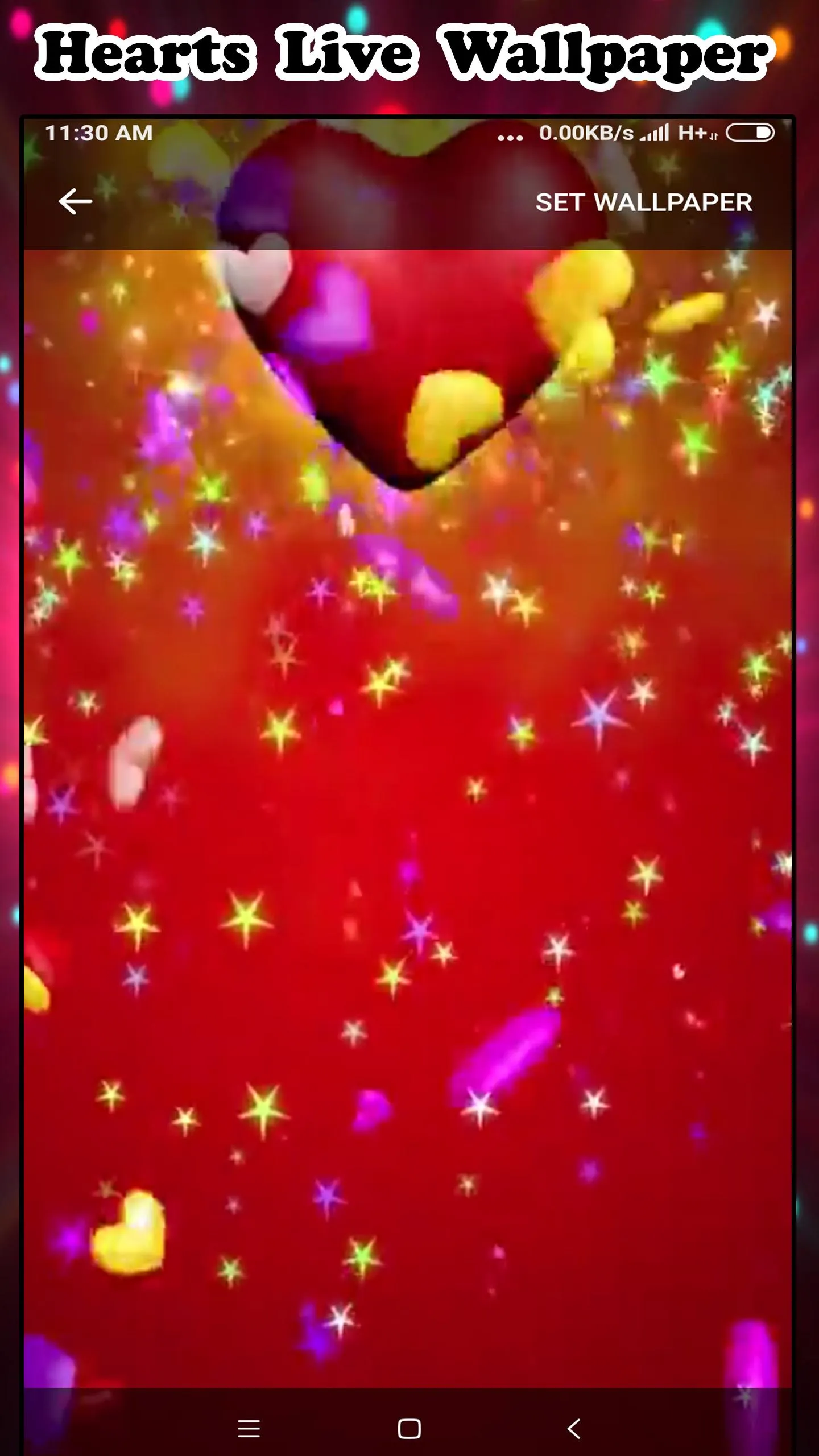 Heart Live Wallpapers: Love | Indus Appstore | Screenshot