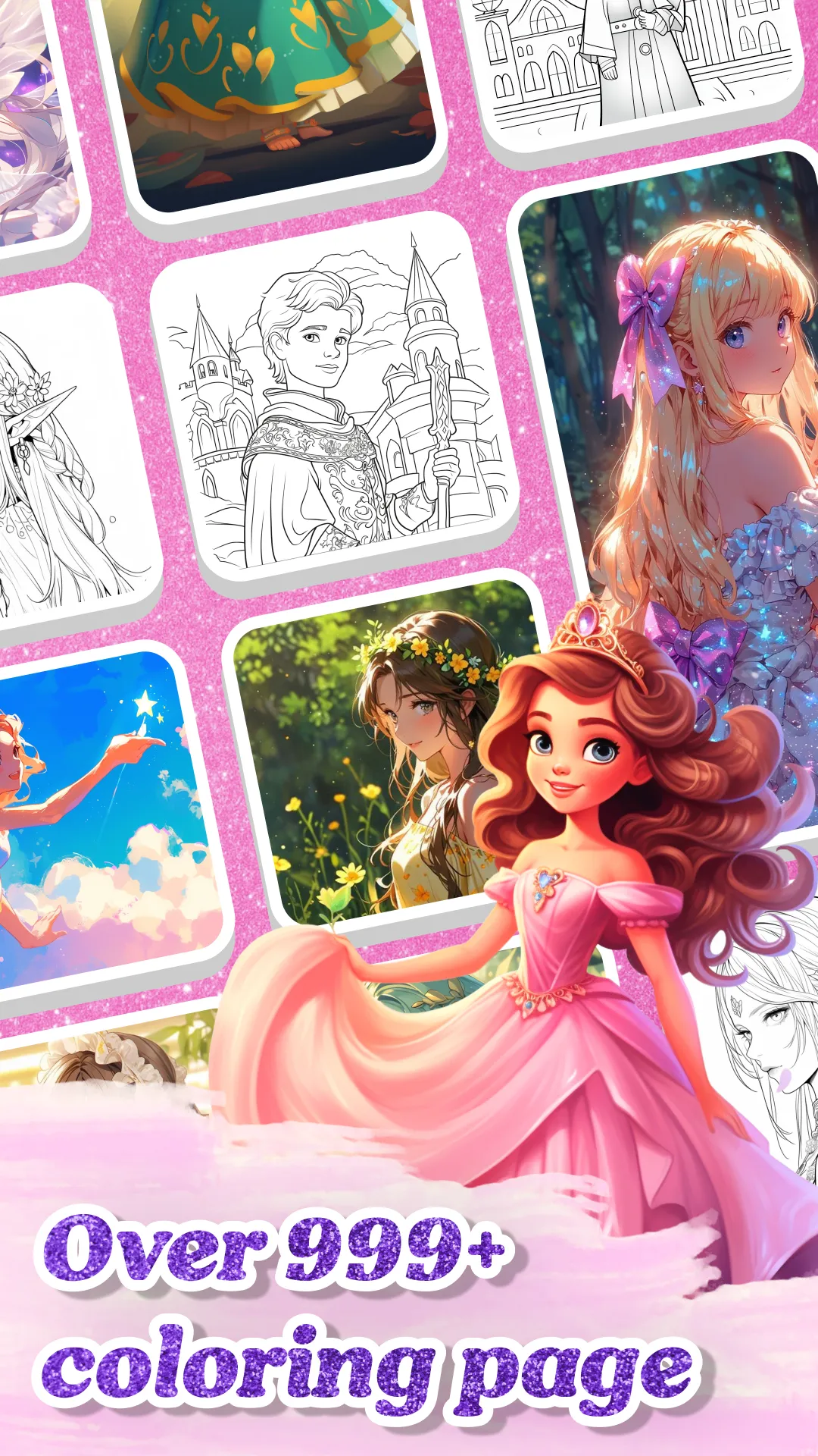 Princess Coloring Wonderland | Indus Appstore | Screenshot