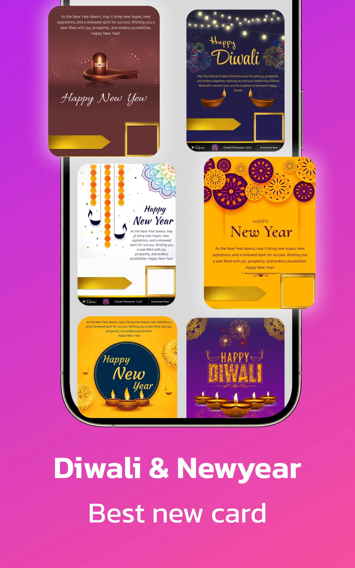 Diwali Newyear card | Indus Appstore | Screenshot