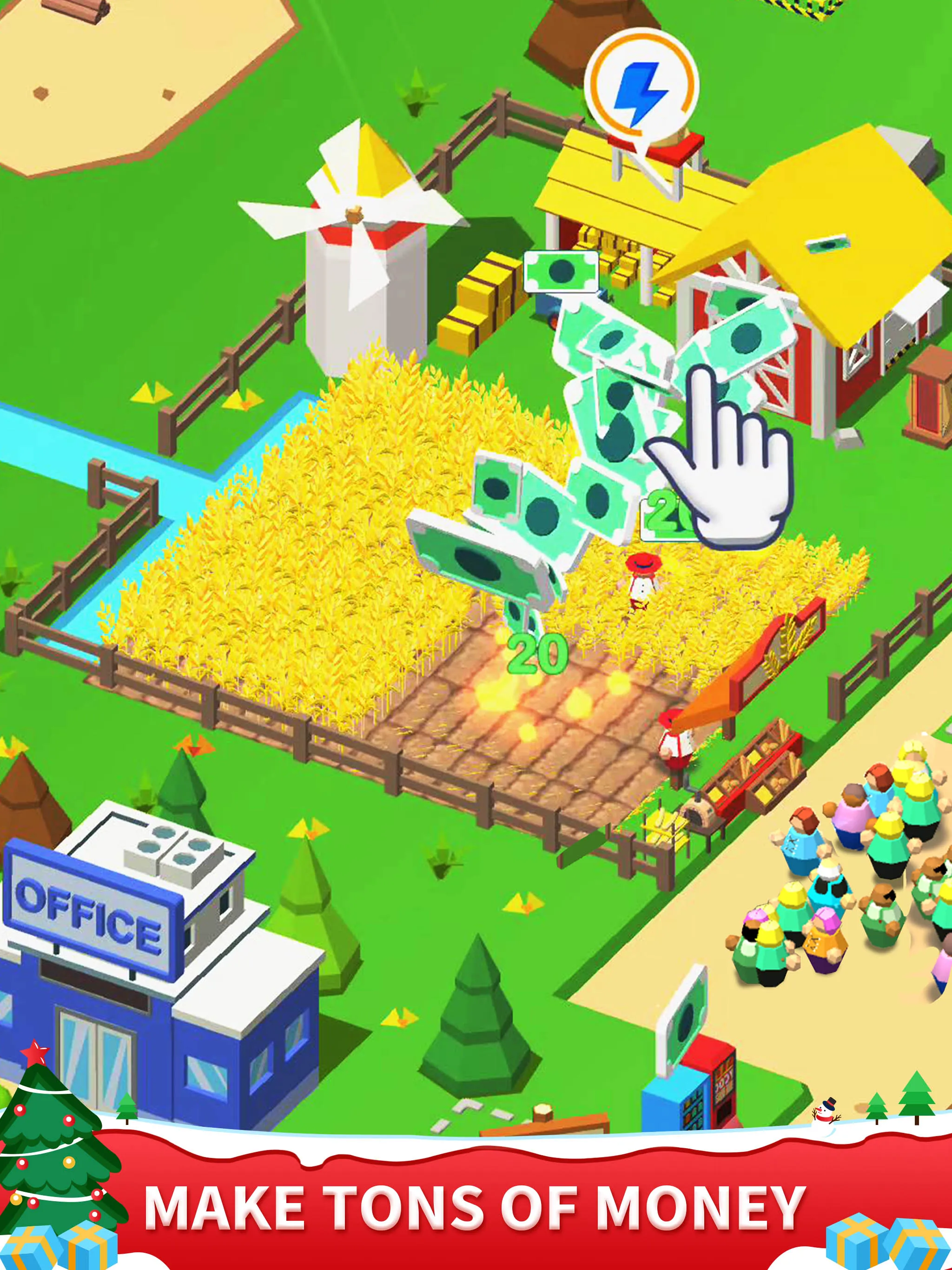 Idle Leisure Farm - Cash Click | Indus Appstore | Screenshot